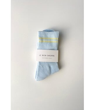 LE BON SHOPPE BOYFRIEND SOCKS PASTEL SKY