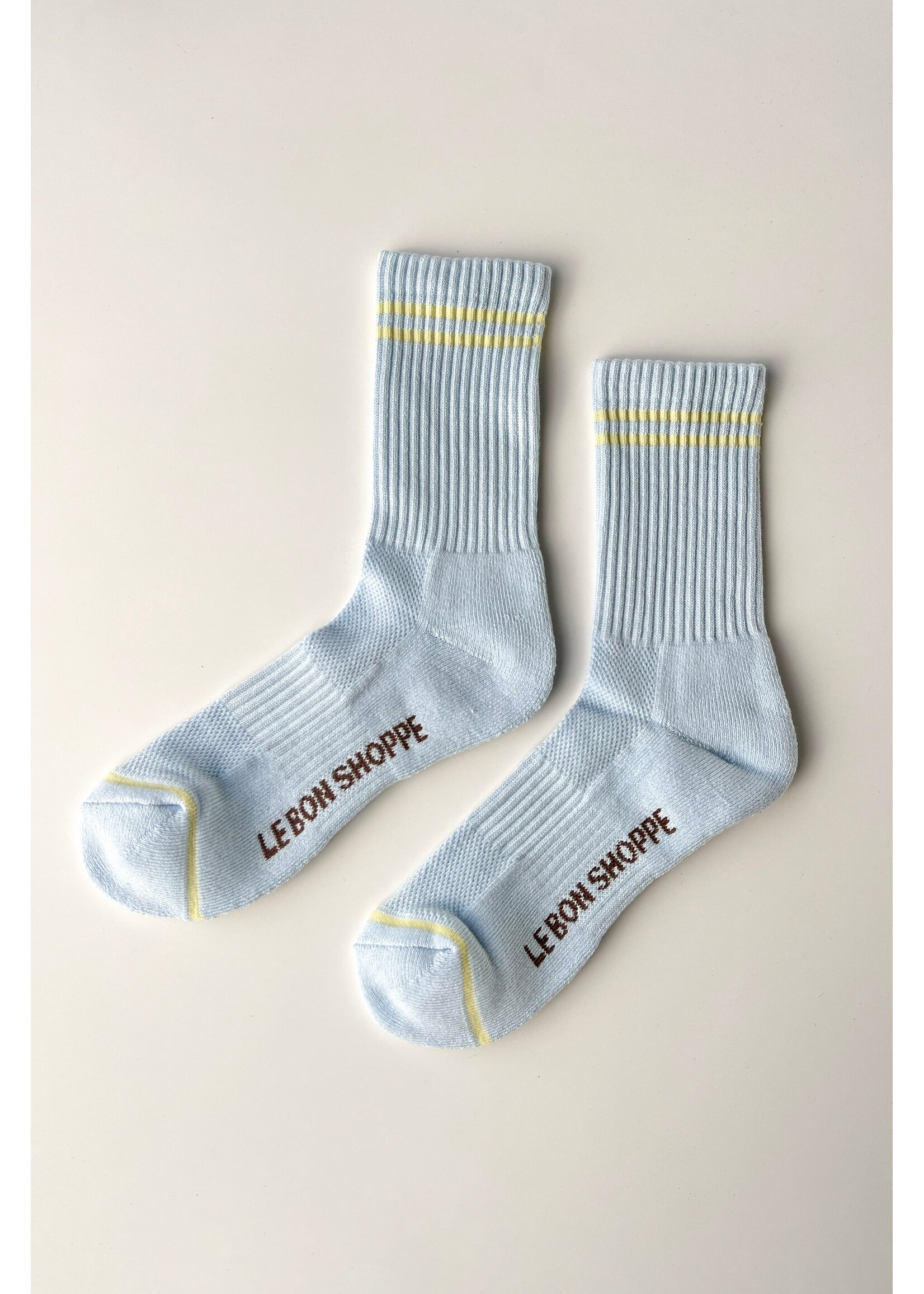 LE BON SHOPPE BOYFRIEND SOCKS PASTEL SKY