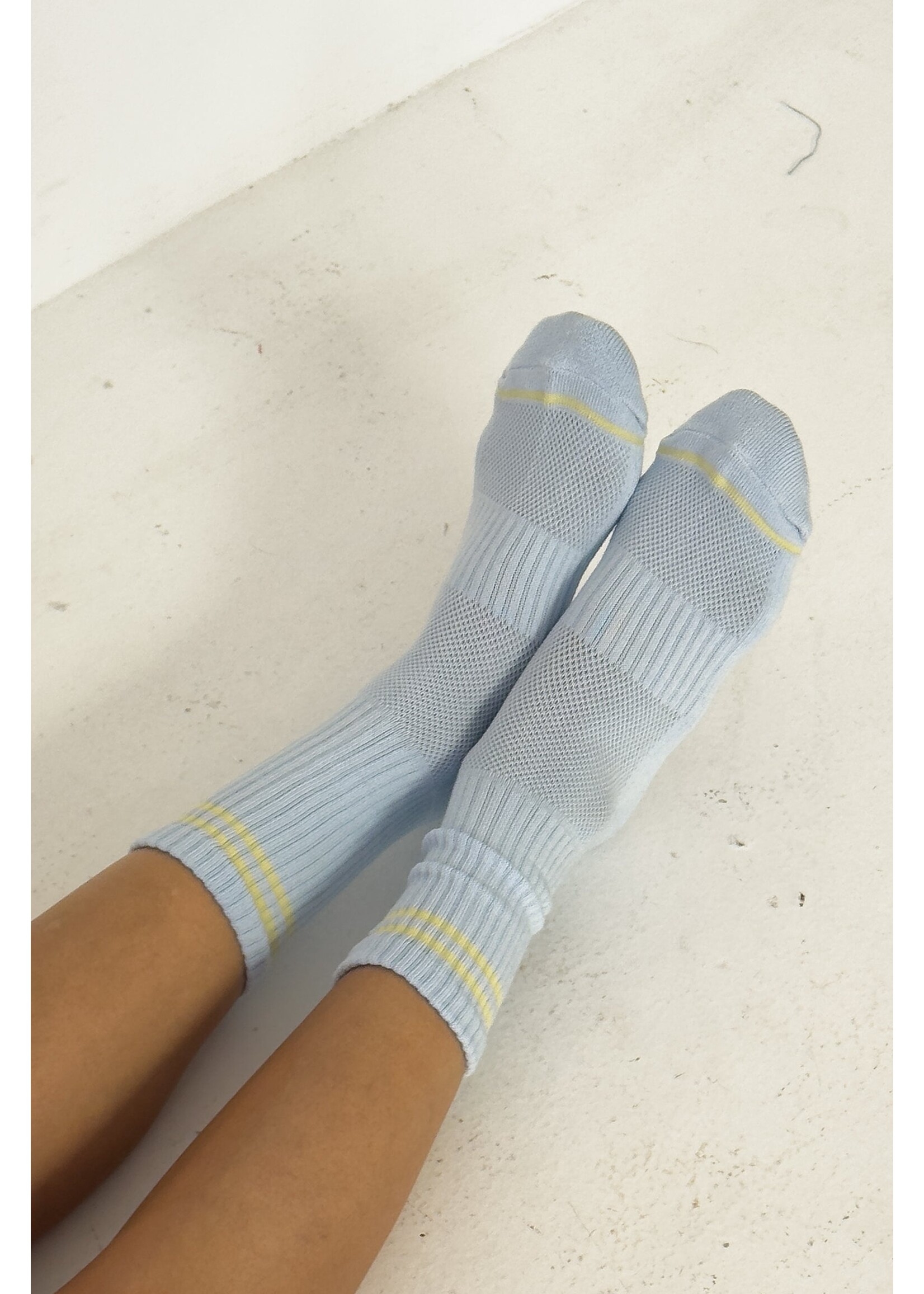 LE BON SHOPPE BOYFRIEND SOCKS PASTEL SKY
