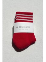 LE BON SHOPPE GIRLFRIEND SOCKS SCARLET
