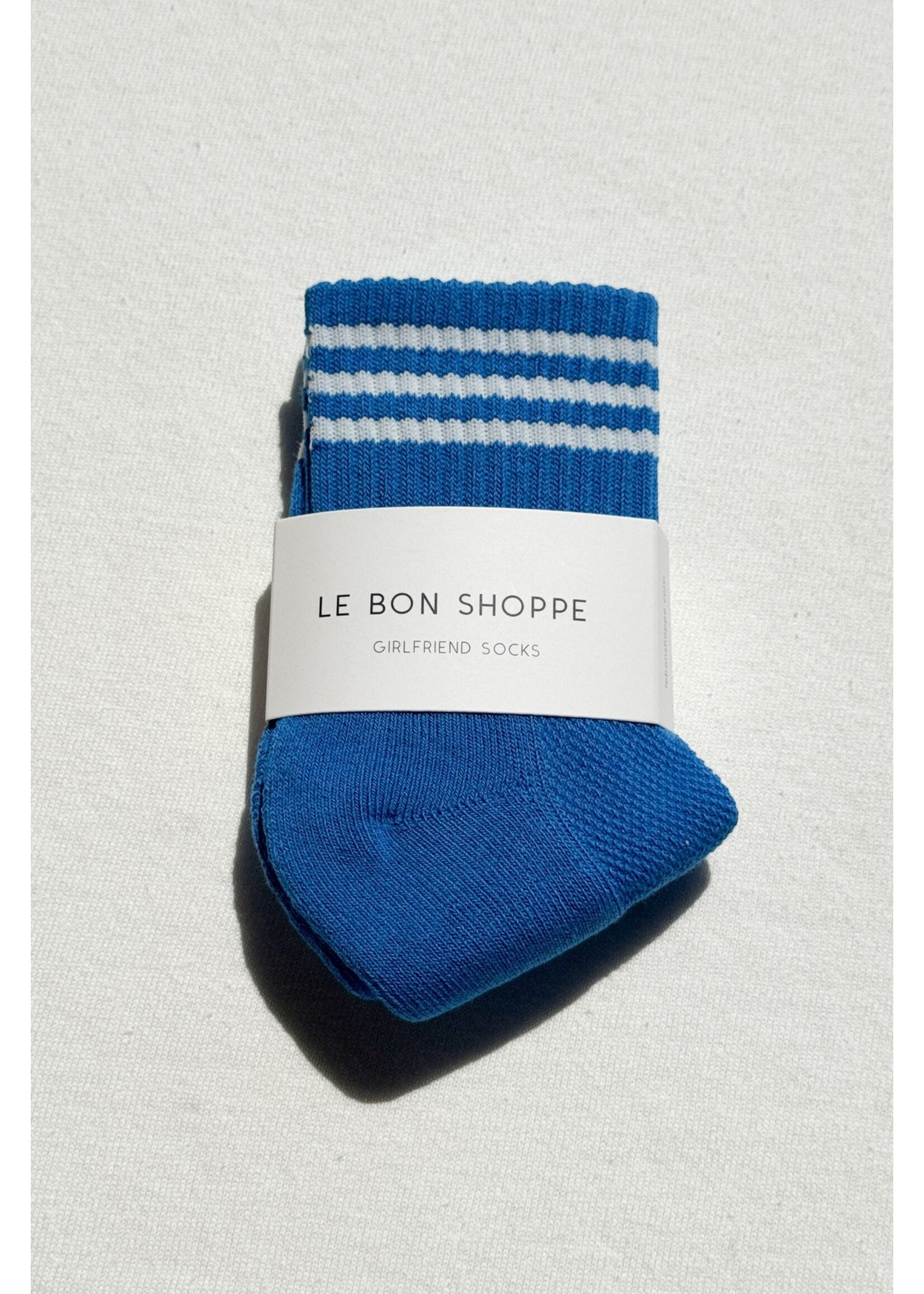 LE BON SHOPPE GIRLFRIEND SOCKS ROYAL BLUE