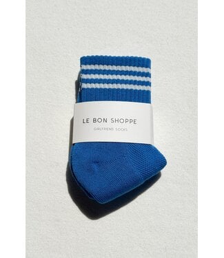 LE BON SHOPPE GIRLFRIEND SOCKS ROYAL BLUE