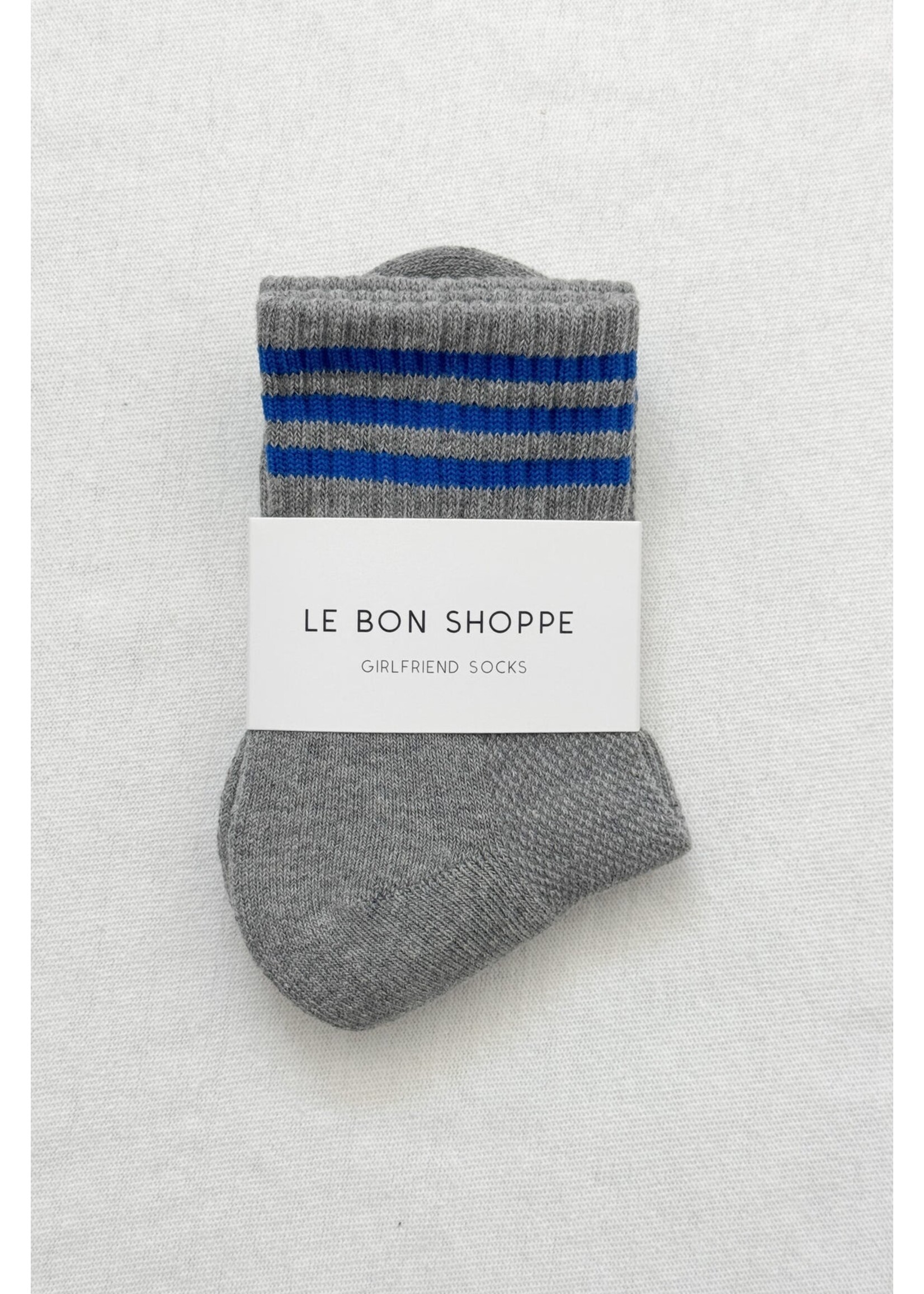 LE BON SHOPPE GIRLFRIEND SOCKS  GREY