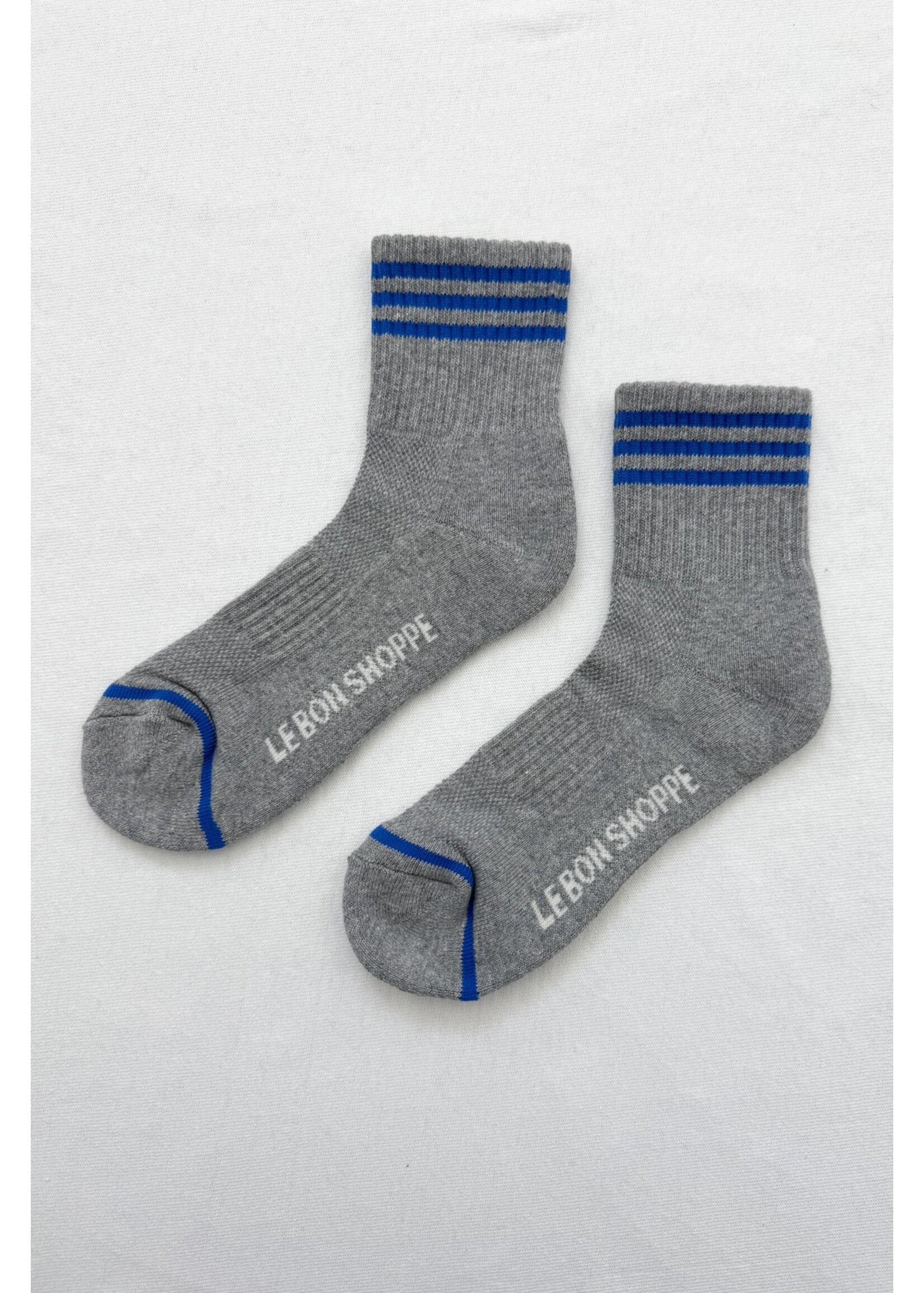 LE BON SHOPPE GIRLFRIEND SOCKS  GREY