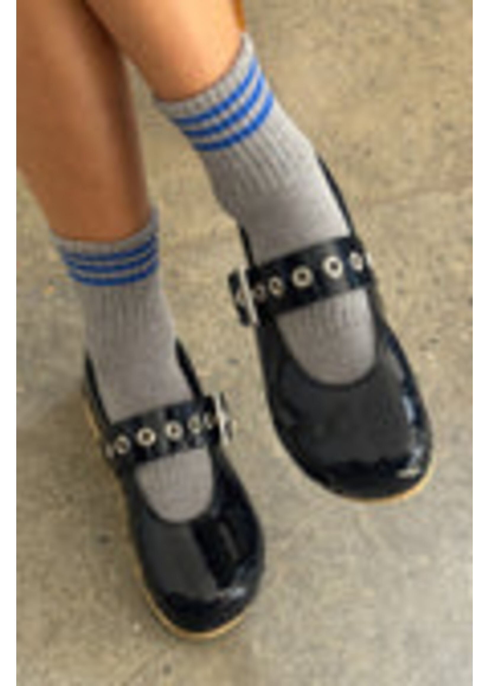 LE BON SHOPPE GIRLFRIEND SOCKS  GREY