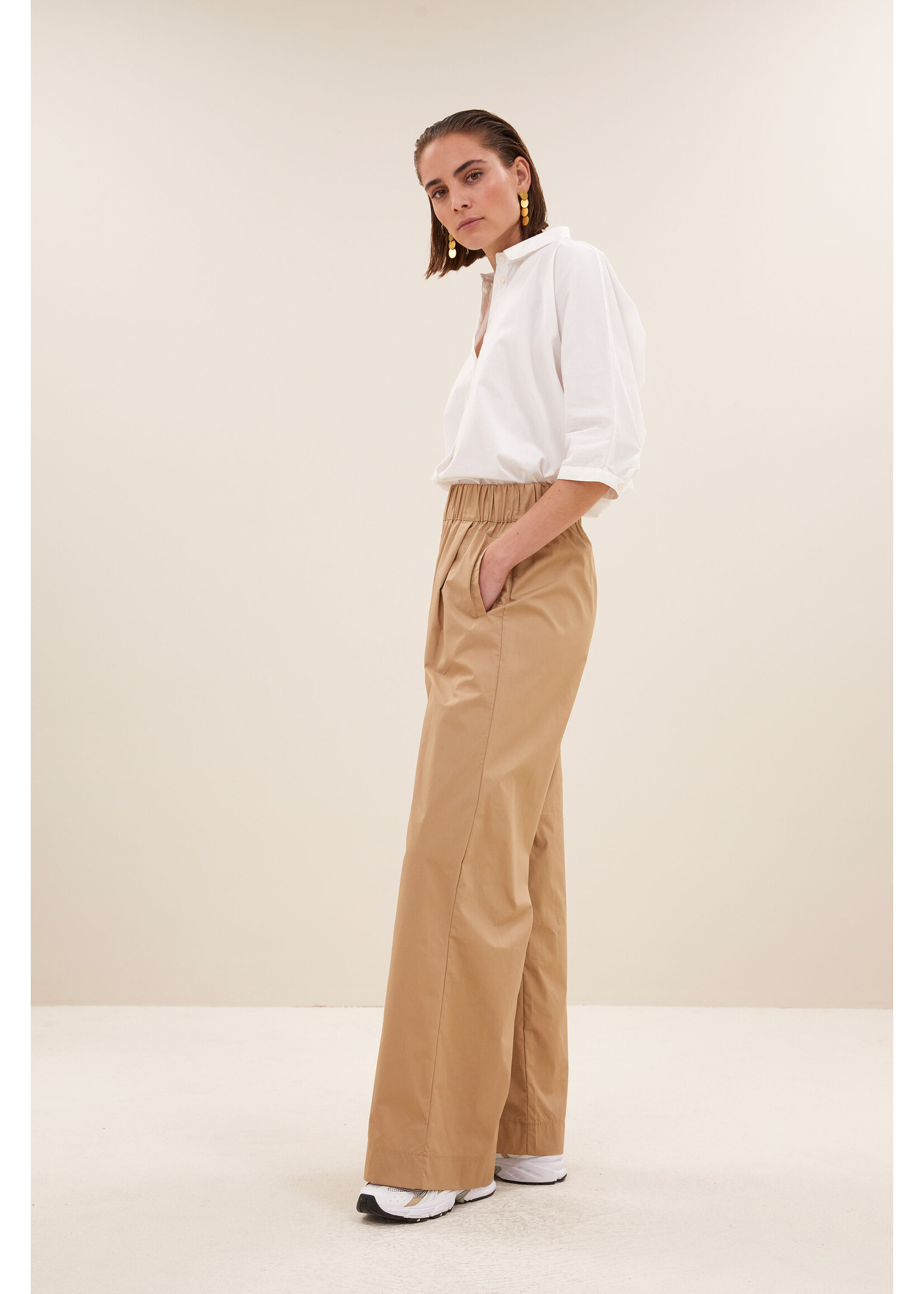 BY-BAR BB BENJI POPLIN PANT CAMEL