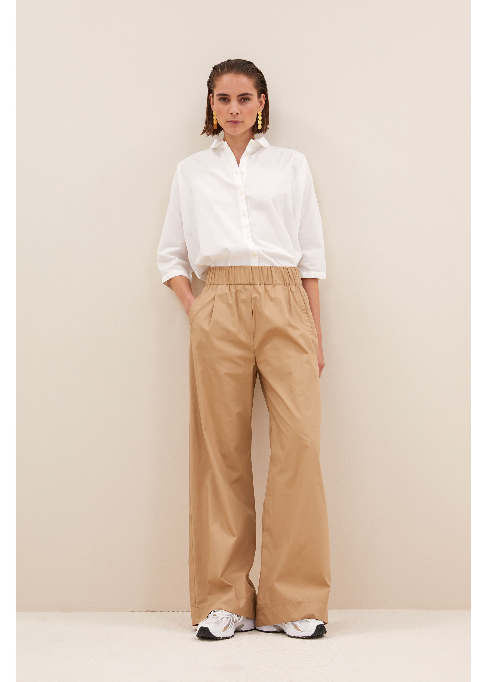 BY-BAR BB BENJI POPLIN PANT CAMEL