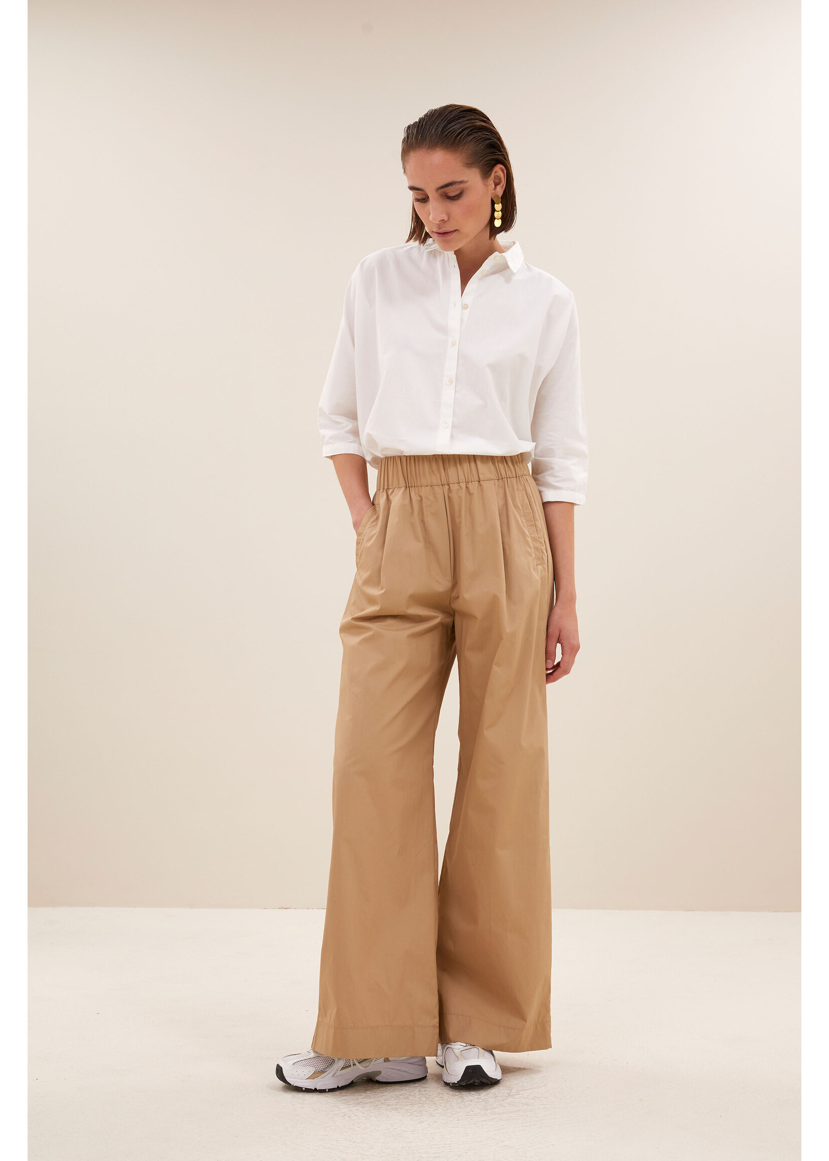 BY-BAR BB BENJI POPLIN PANT CAMEL