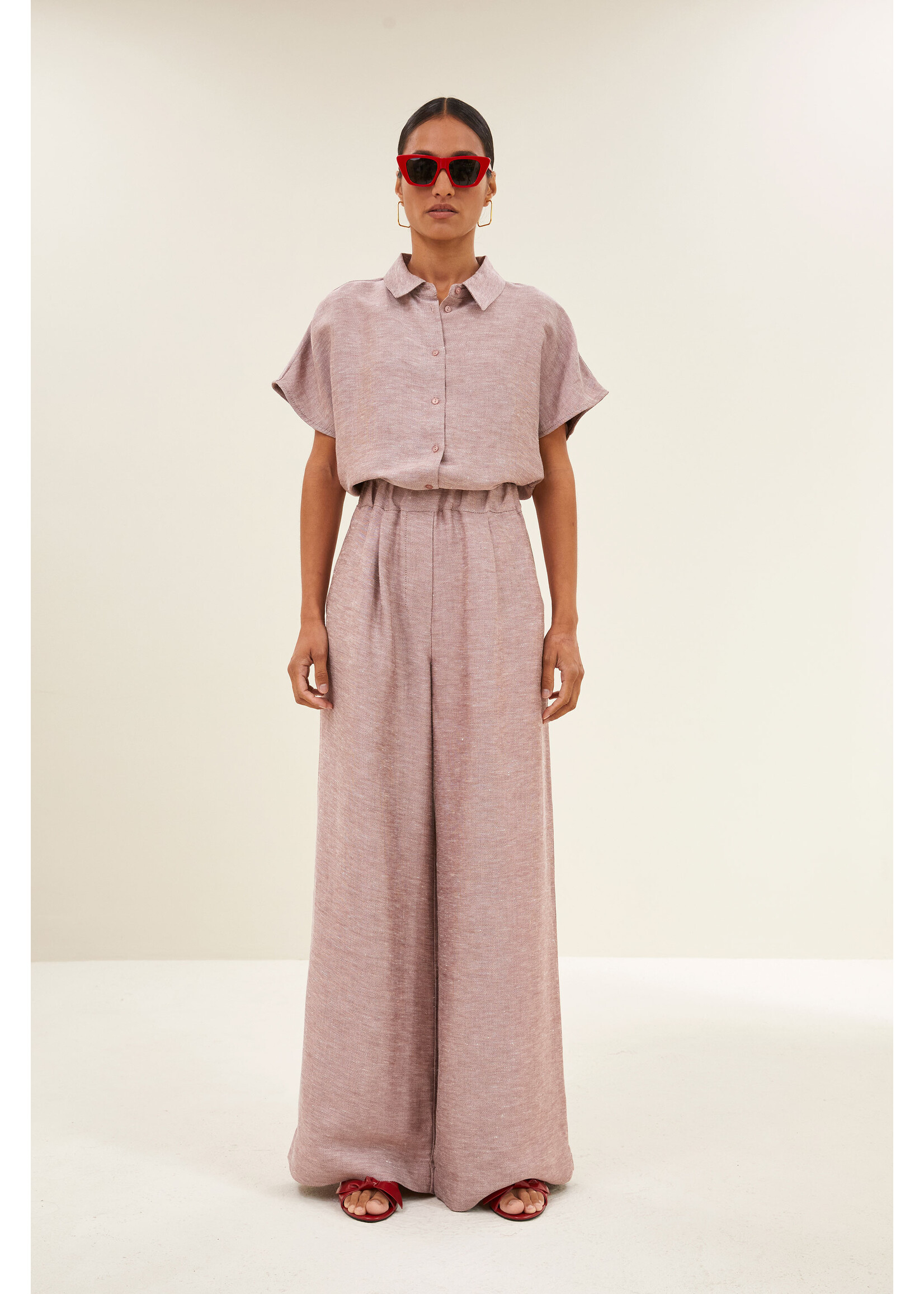 BY-BAR BB CELIN GLOSS PANTS MELLOW ROSE