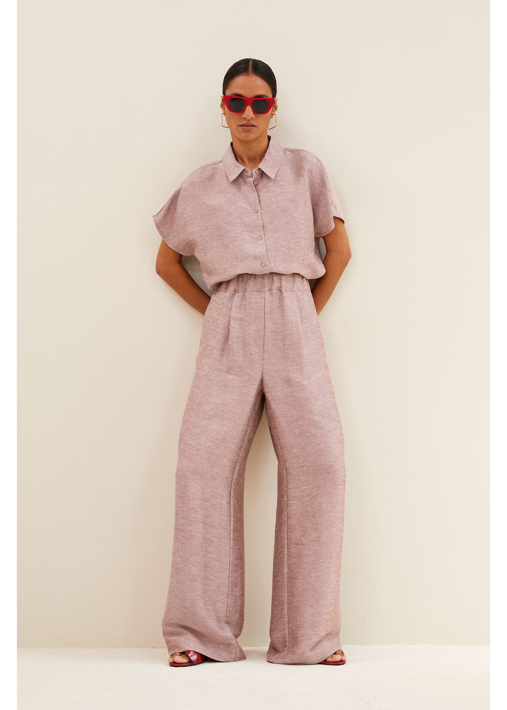 BY-BAR BB CELIN GLOSS PANTS MELLOW ROSE