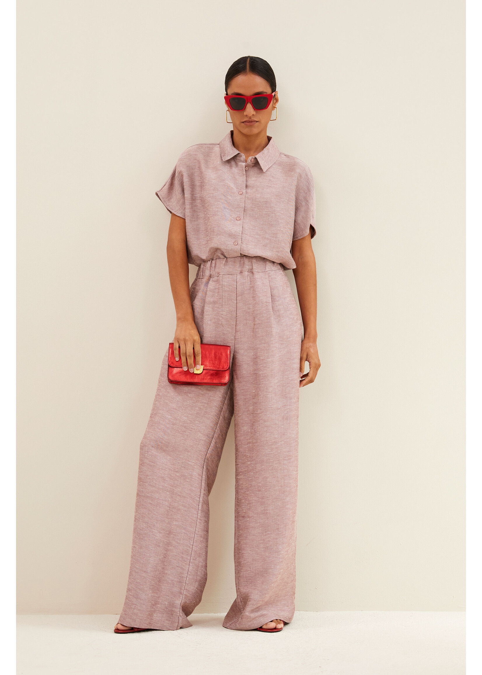 BY-BAR BB CELIN GLOSS PANTS MELLOW ROSE