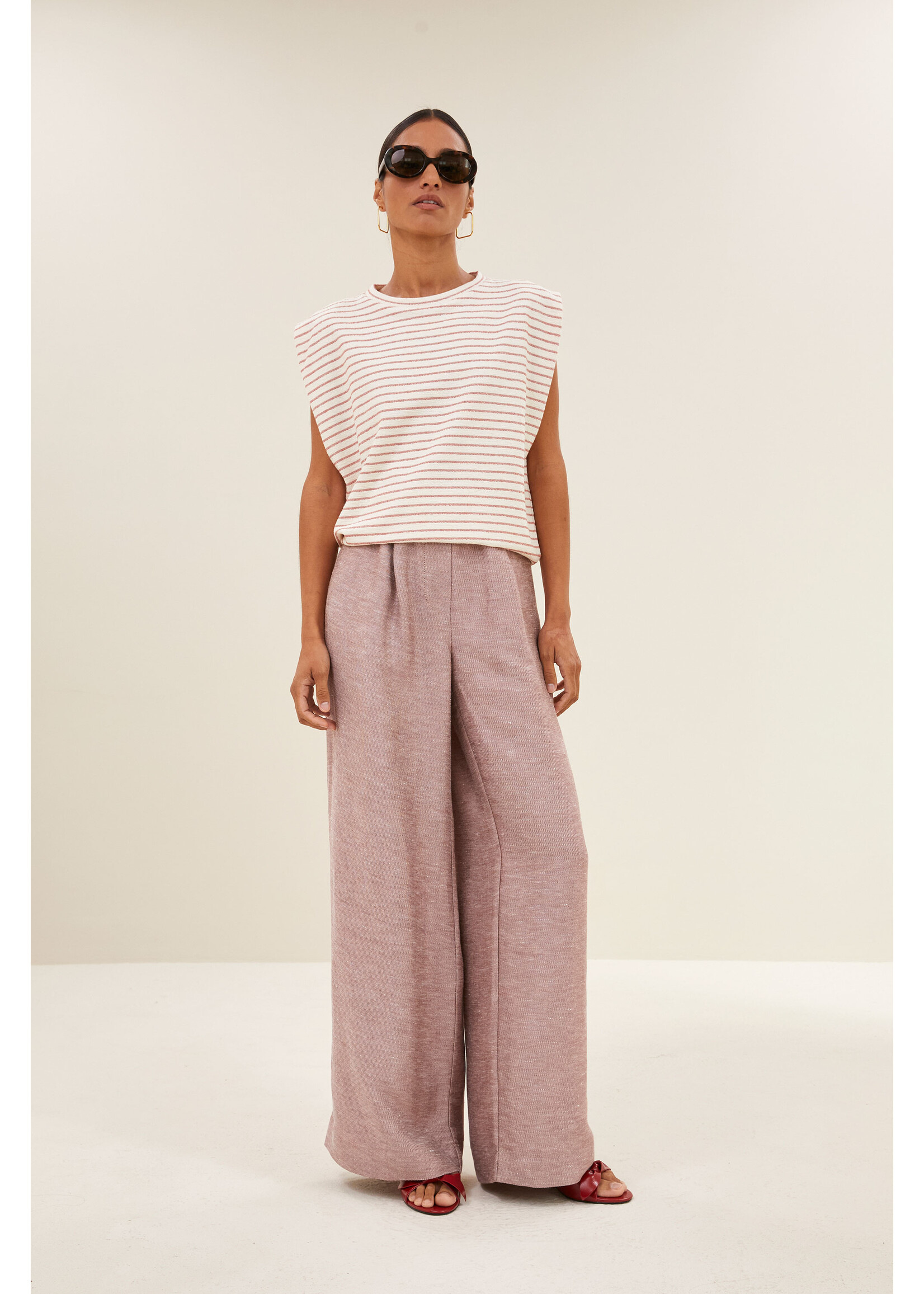 BY-BAR BB CELIN GLOSS PANTS MELLOW ROSE