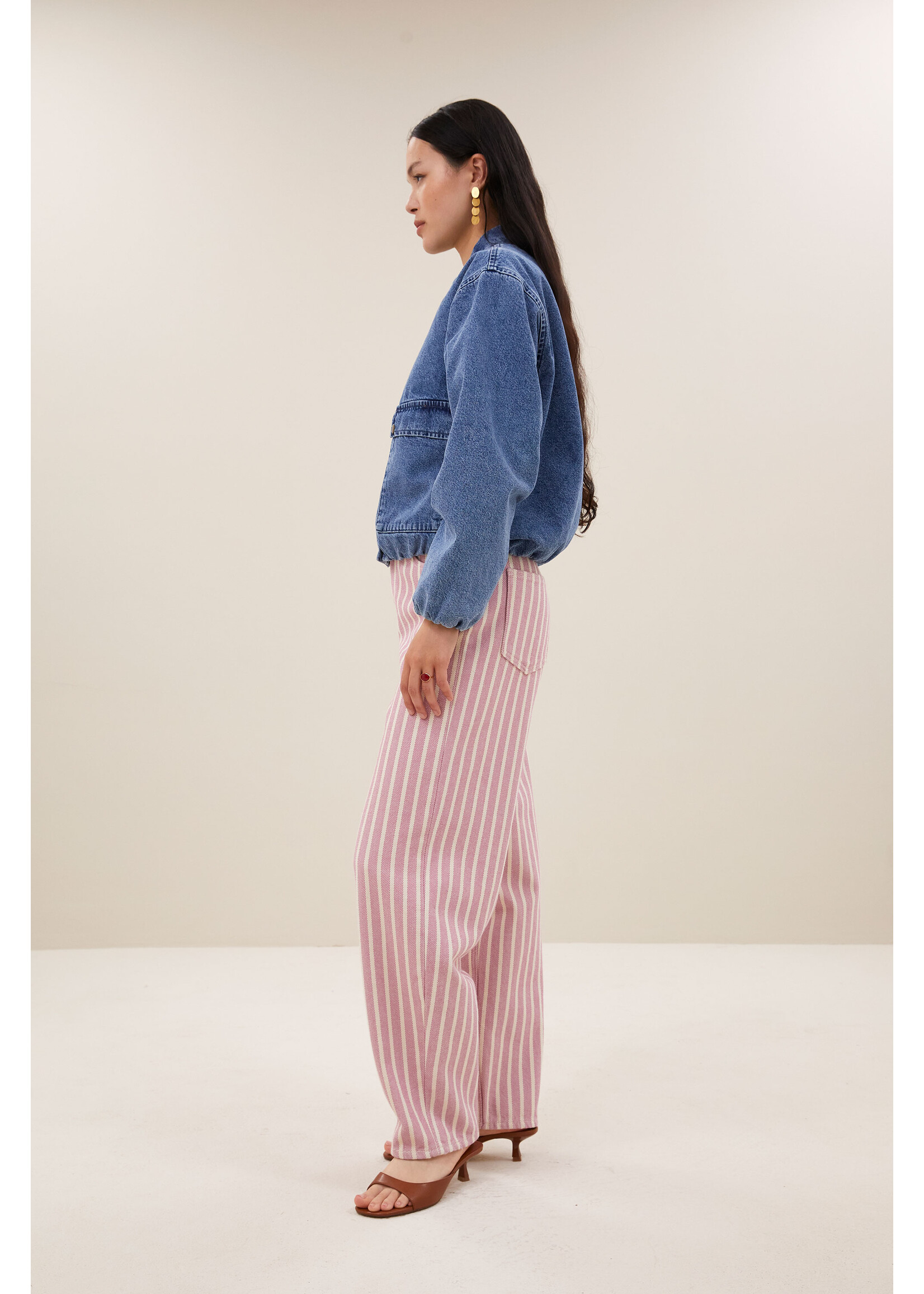 BY-BAR BB MAGGIE SL JACKET MID DENIM