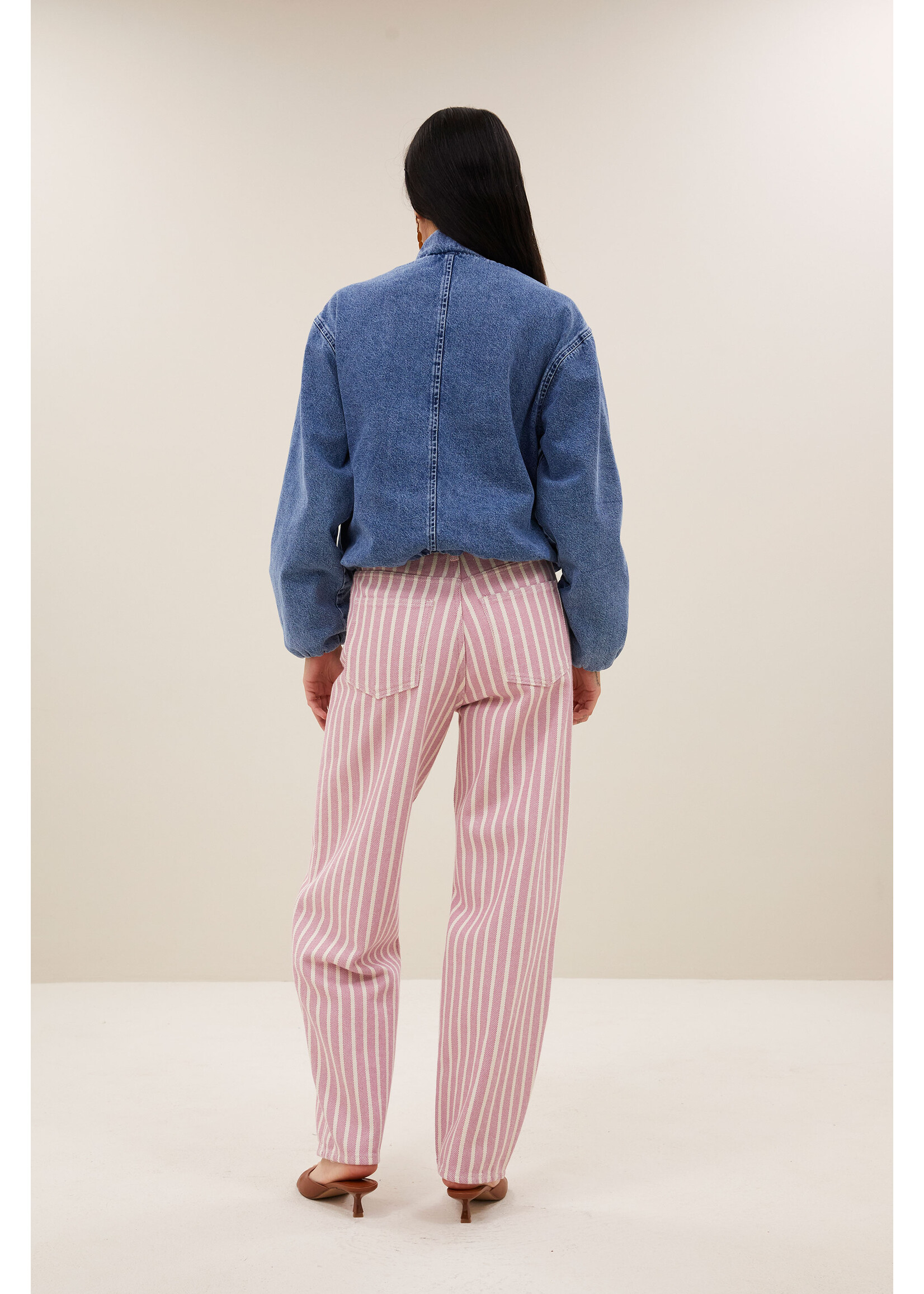 BY-BAR BB MAGGIE SL JACKET MID DENIM