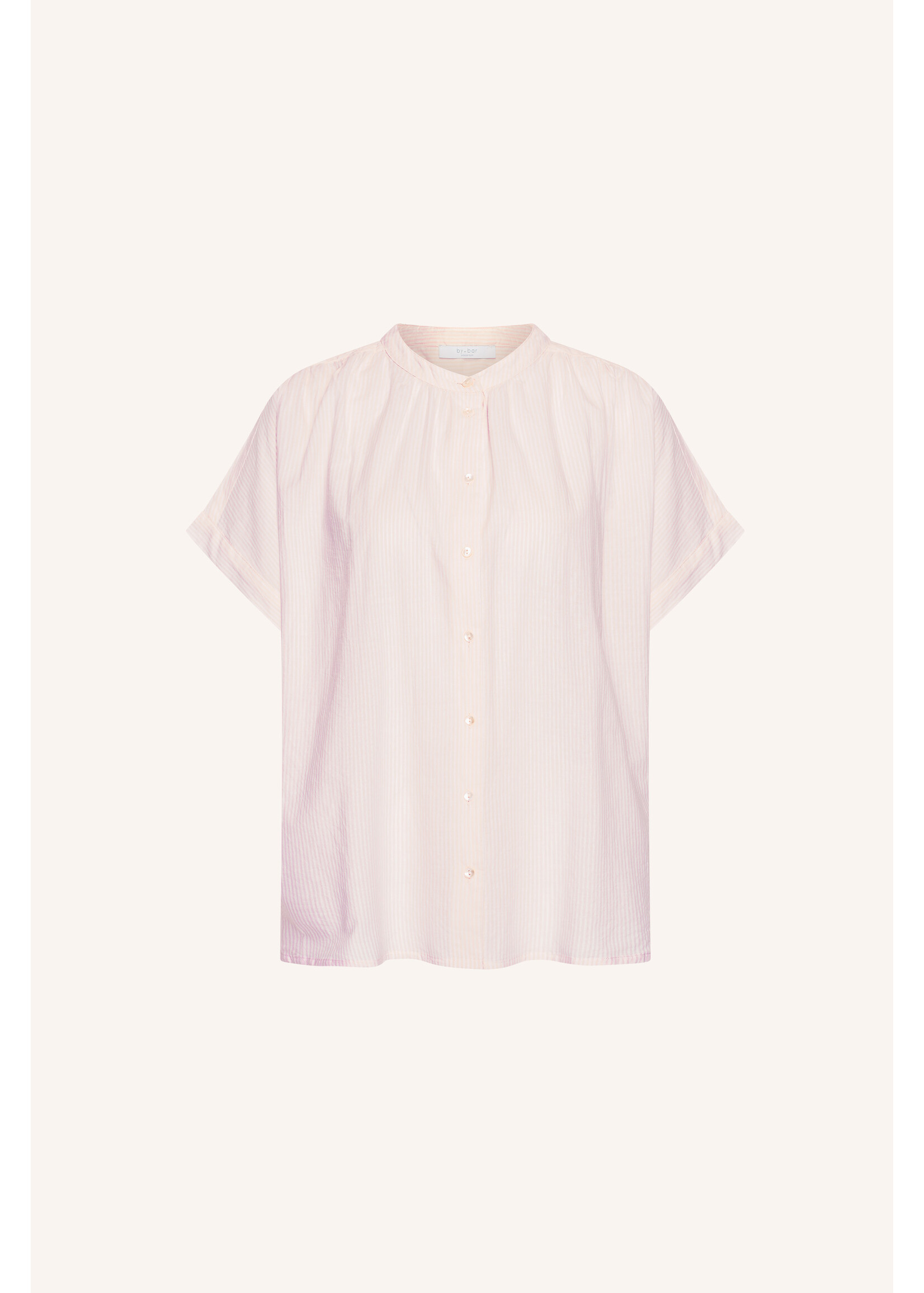 BY-BAR BB MINTE PINSTRIPE BLOUSE PINK