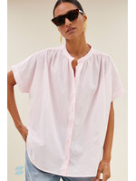 BY-BAR BB MINTE PINSTRIPE BLOUSE PINK