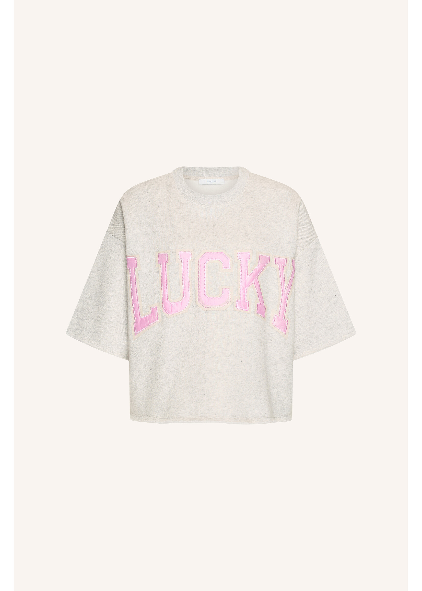 BY-BAR BB WILLOW LUCKY TOP LIGHT GREY MELEE