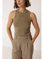 INDI & COLD INDI & COLD khaki top