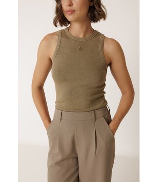 INDI & COLD INDI & COLD khaki top