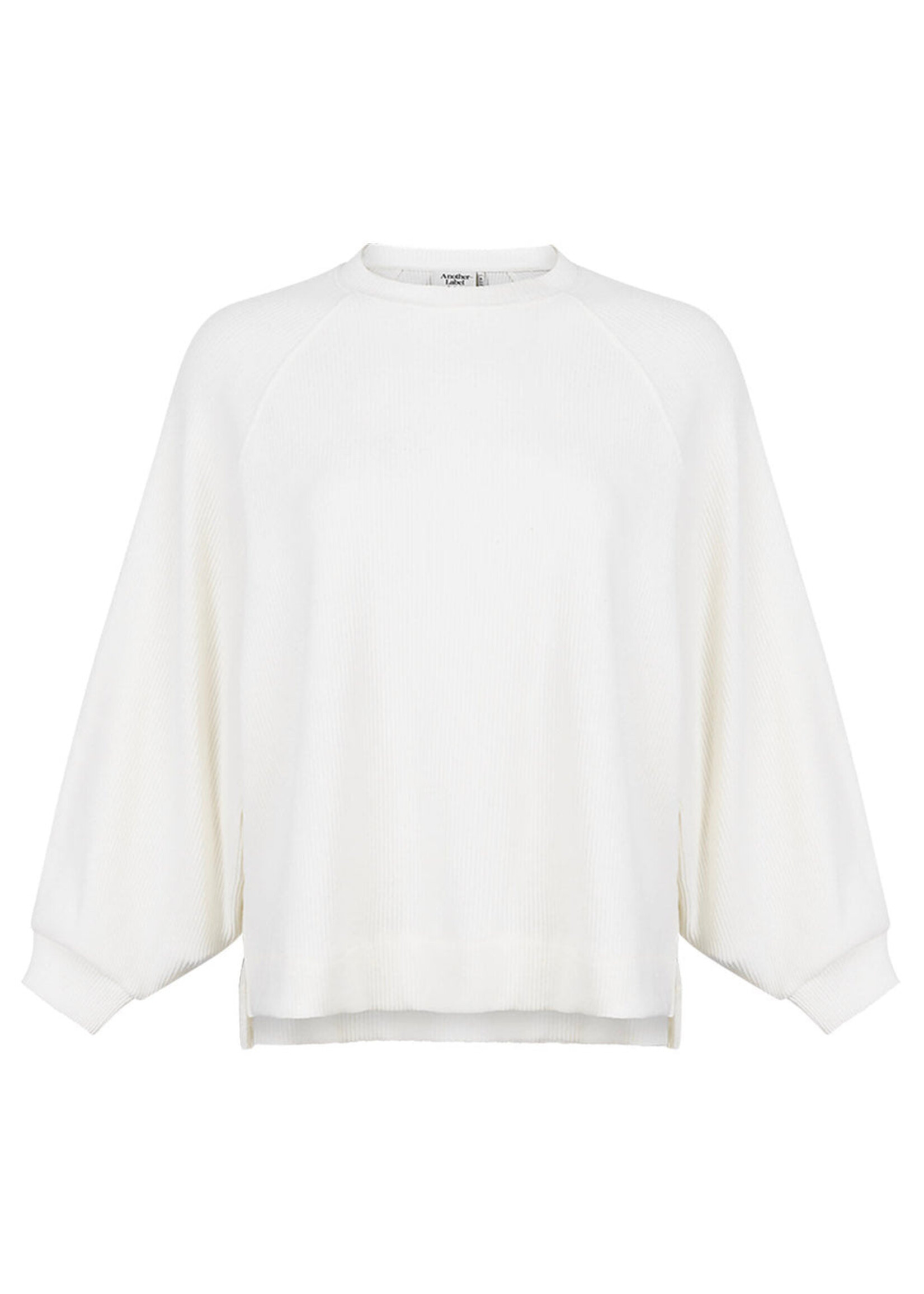 ANOTHER LABEL AL FLORI SWEAT LS OFF-WHITE