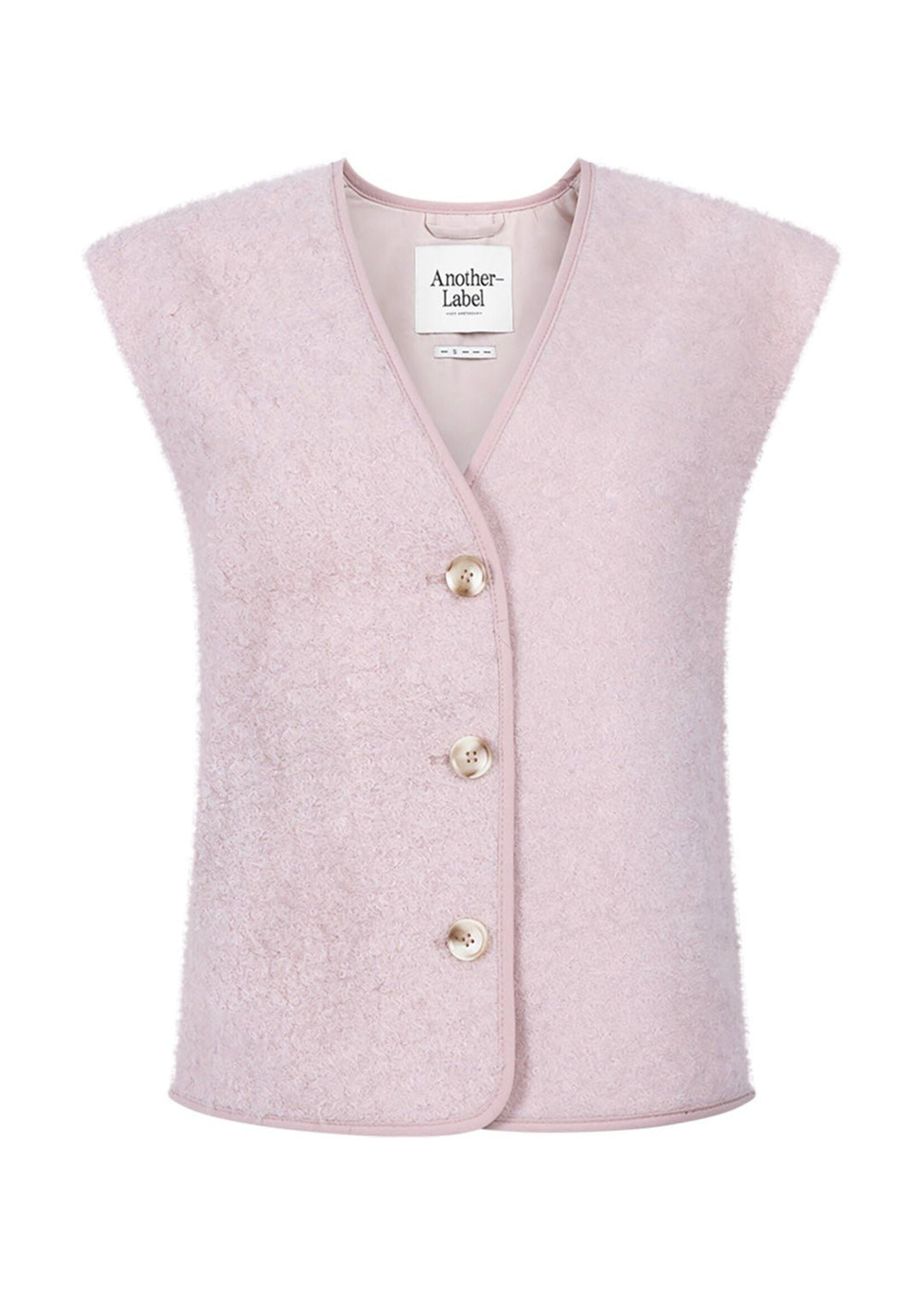 ANOTHER LABEL AL BELINE BOUCLE VEST PRIMROSE
