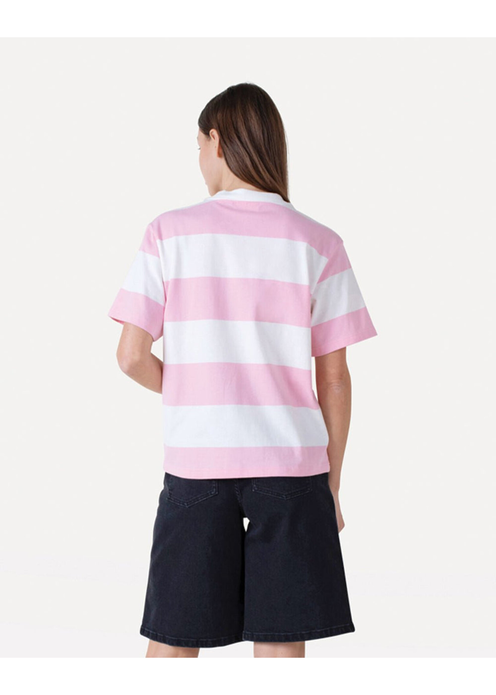 ANOTHER LABEL AL GINI T-SHIRT SS PRIMROSE/OFF-WHITE
