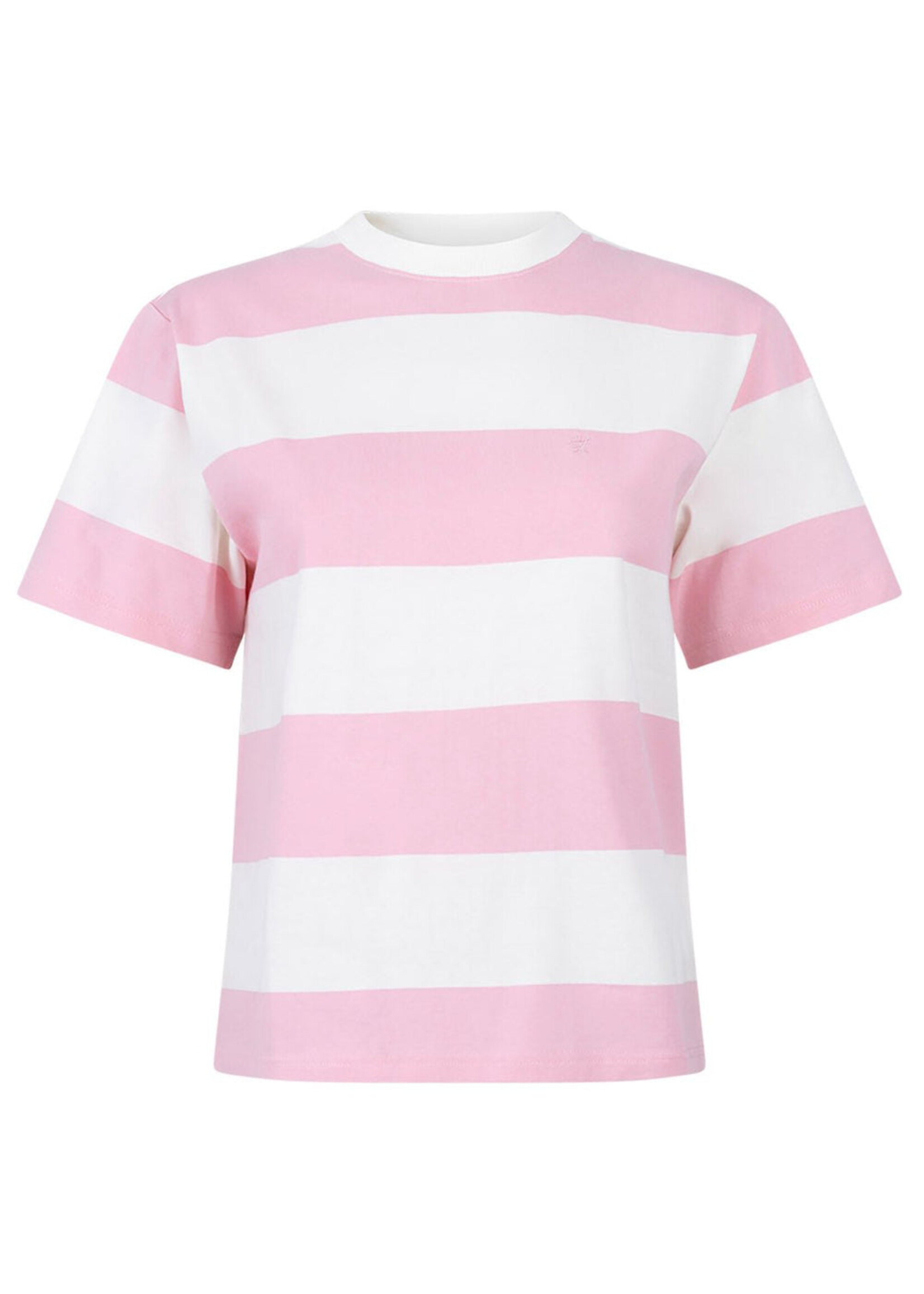 ANOTHER LABEL AL GINI T-SHIRT SS PRIMROSE/OFF-WHITE