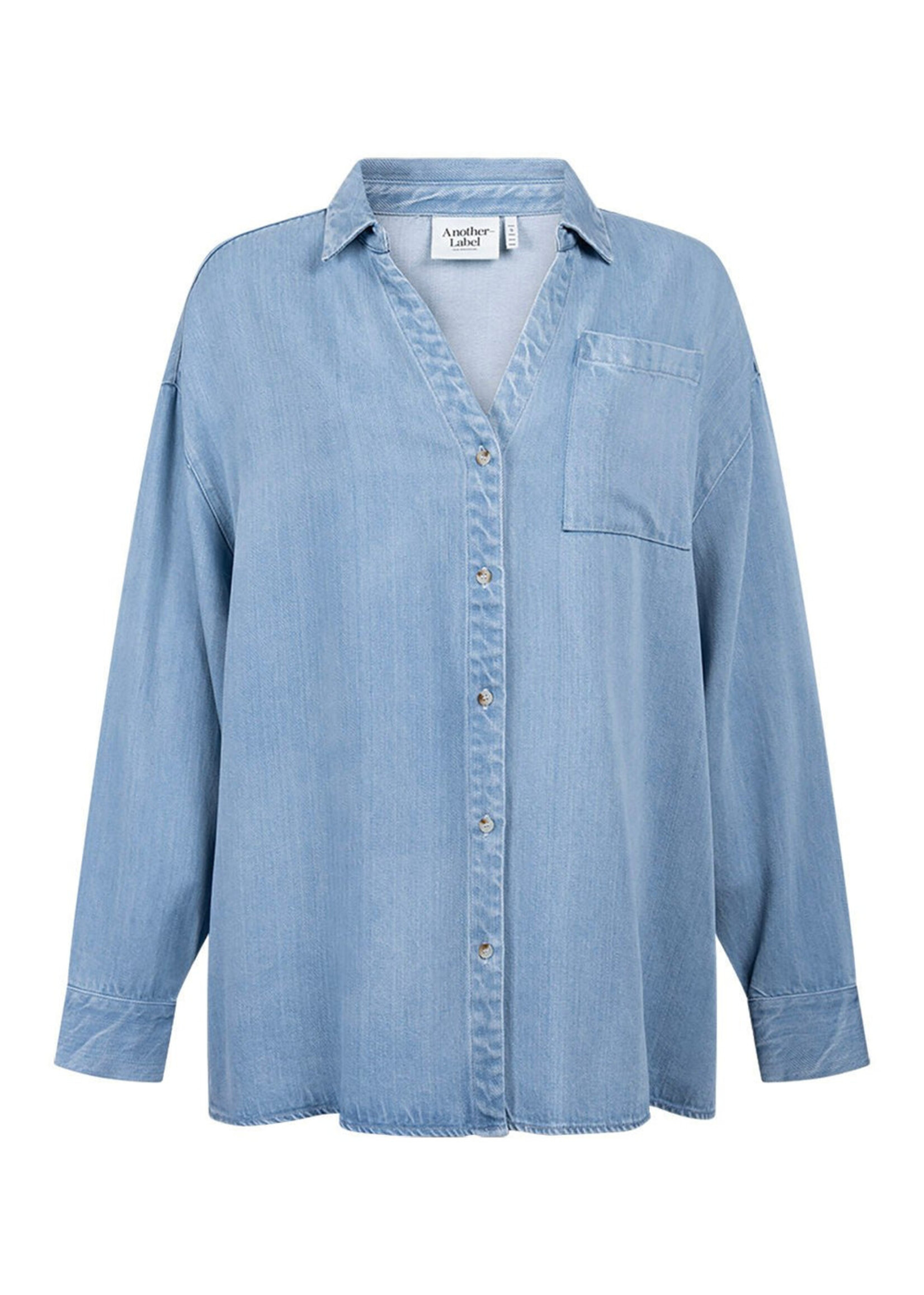 ANOTHER LABEL AL BOISY SHIRT LS LIGHT BLUE