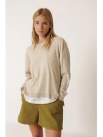INDI & COLD INDI & COLD KNIT LS BEIGE