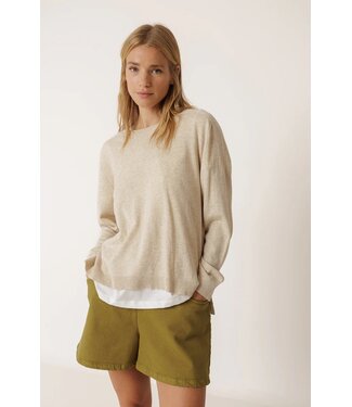 INDI & COLD INDI & COLD KNIT LS BEIGE