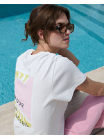 ANOTHER LABEL AL GINA HEART T-SHIRT OFF-WHITE