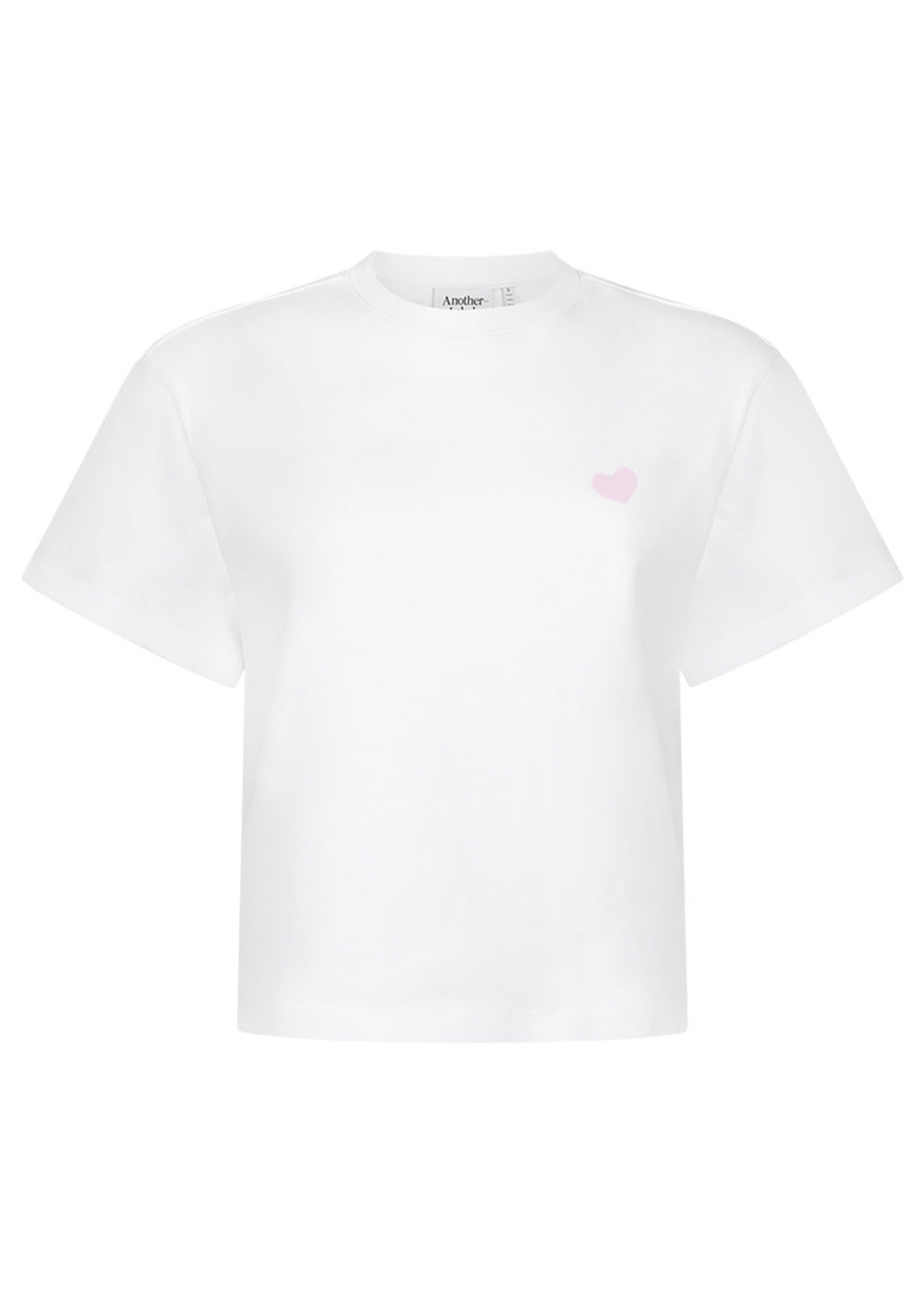 ANOTHER LABEL AL GINA HEART T-SHIRT OFF-WHITE