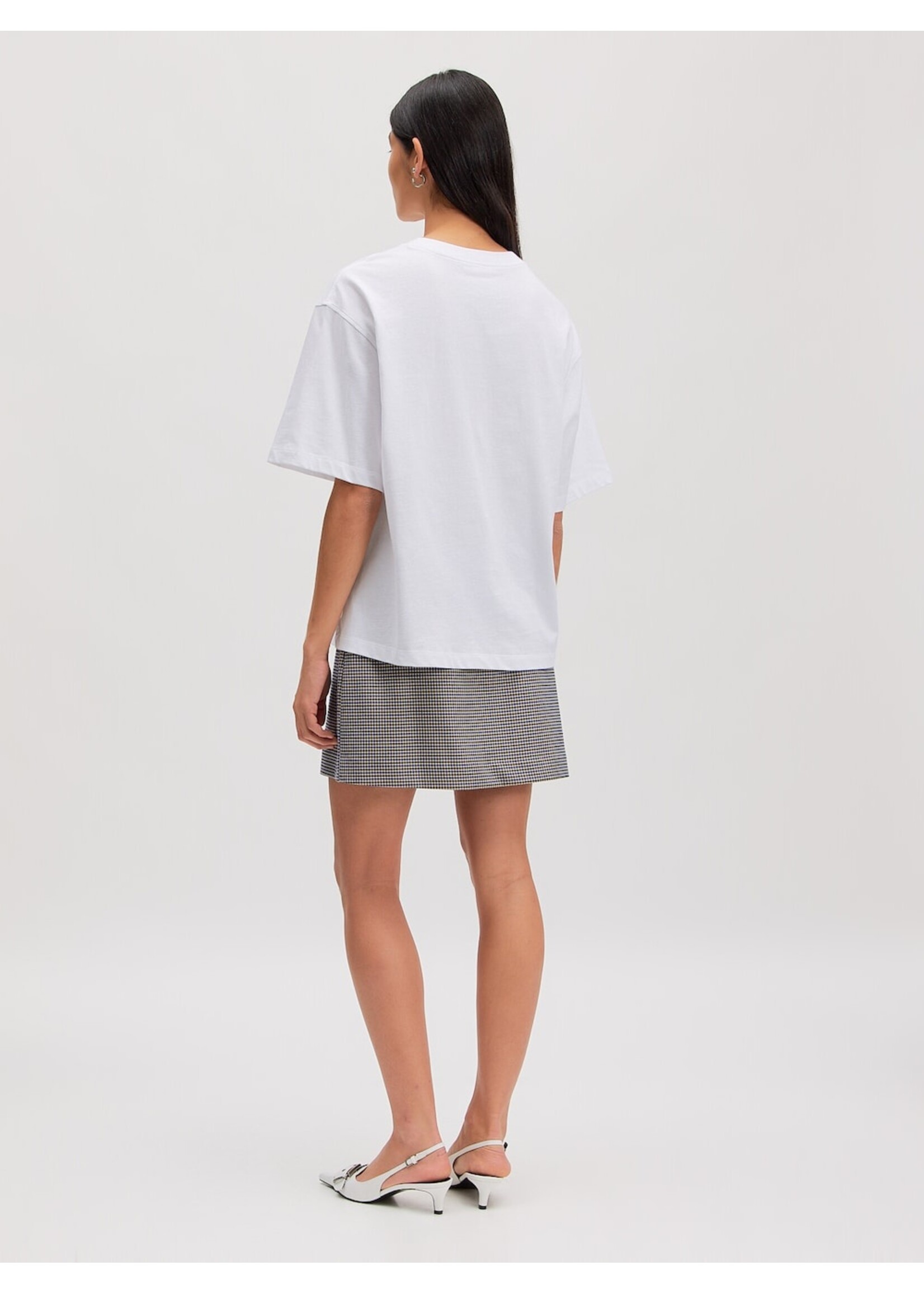 EDITED ED XIA TSHIRT WHITE/TENNIS  PRINT