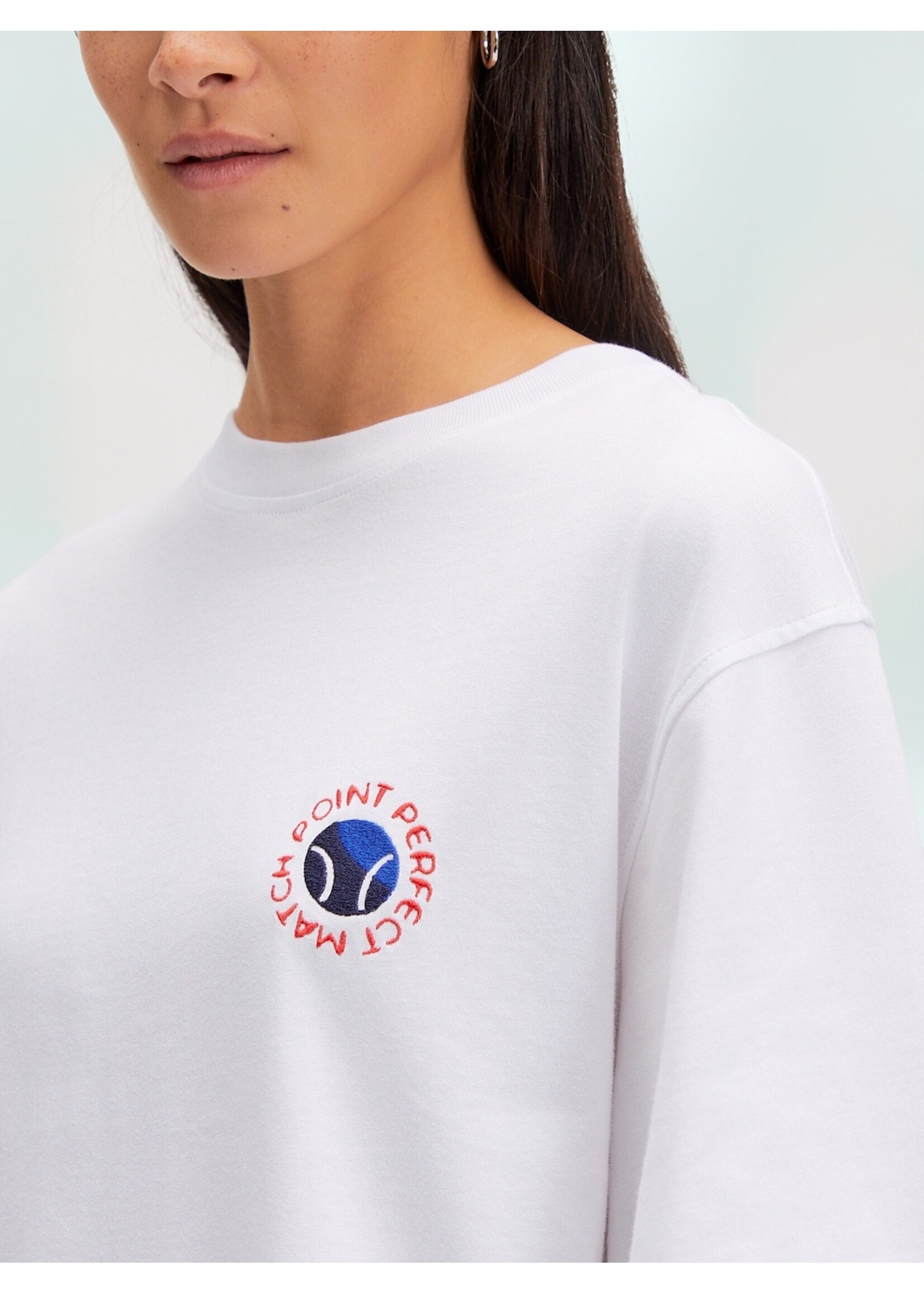 EDITED ED XIA TSHIRT WHITE/TENNIS  PRINT