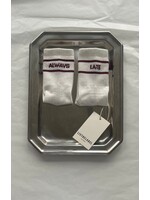 LIVTHELABEL LTL SOCKS ALWAYS LATE