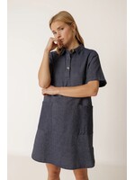 INDI & COLD INDI & COLD DRESS INDIGO