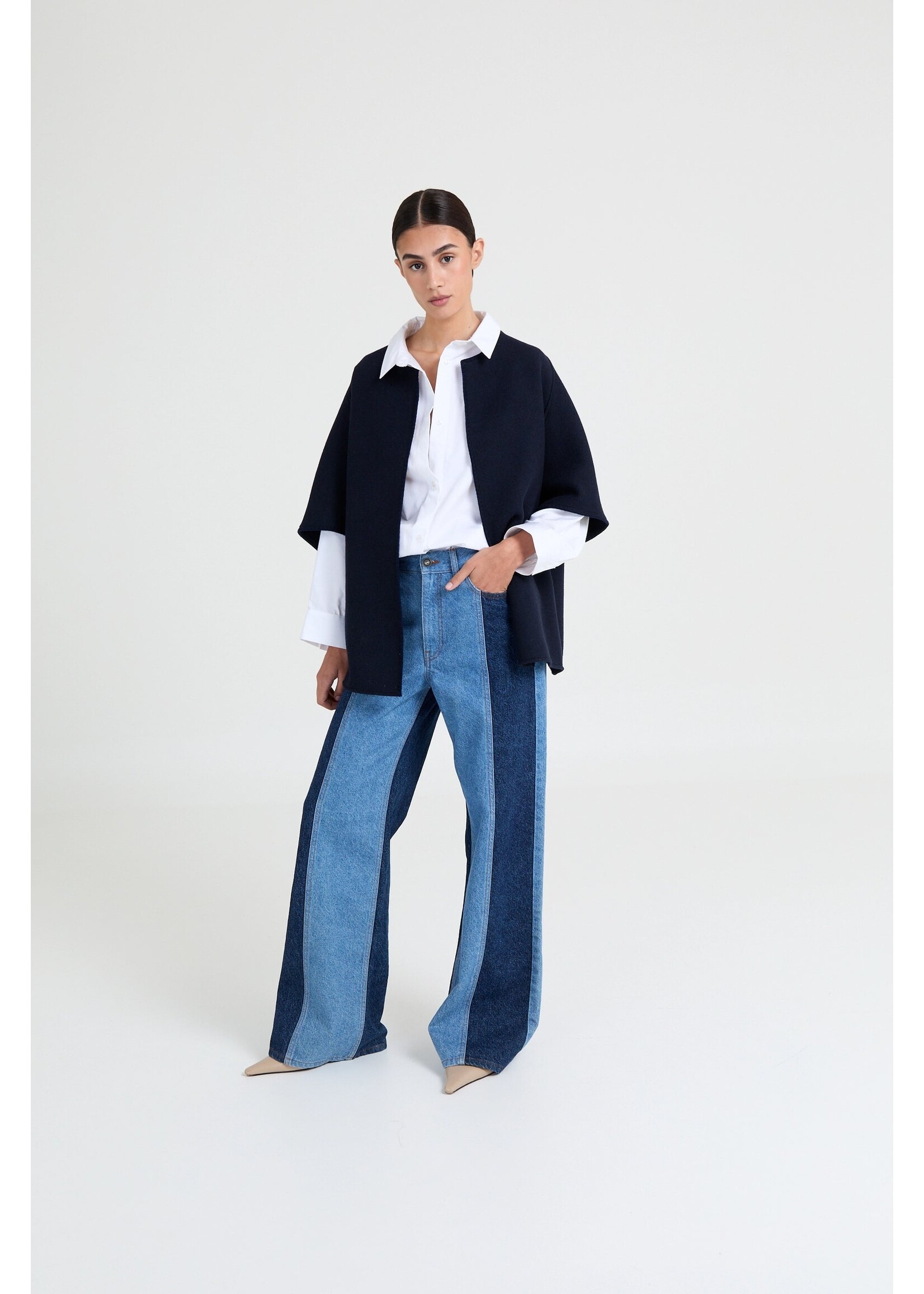 LIVTHELABEL LTL CHRIS GILETVEST SS NAVY