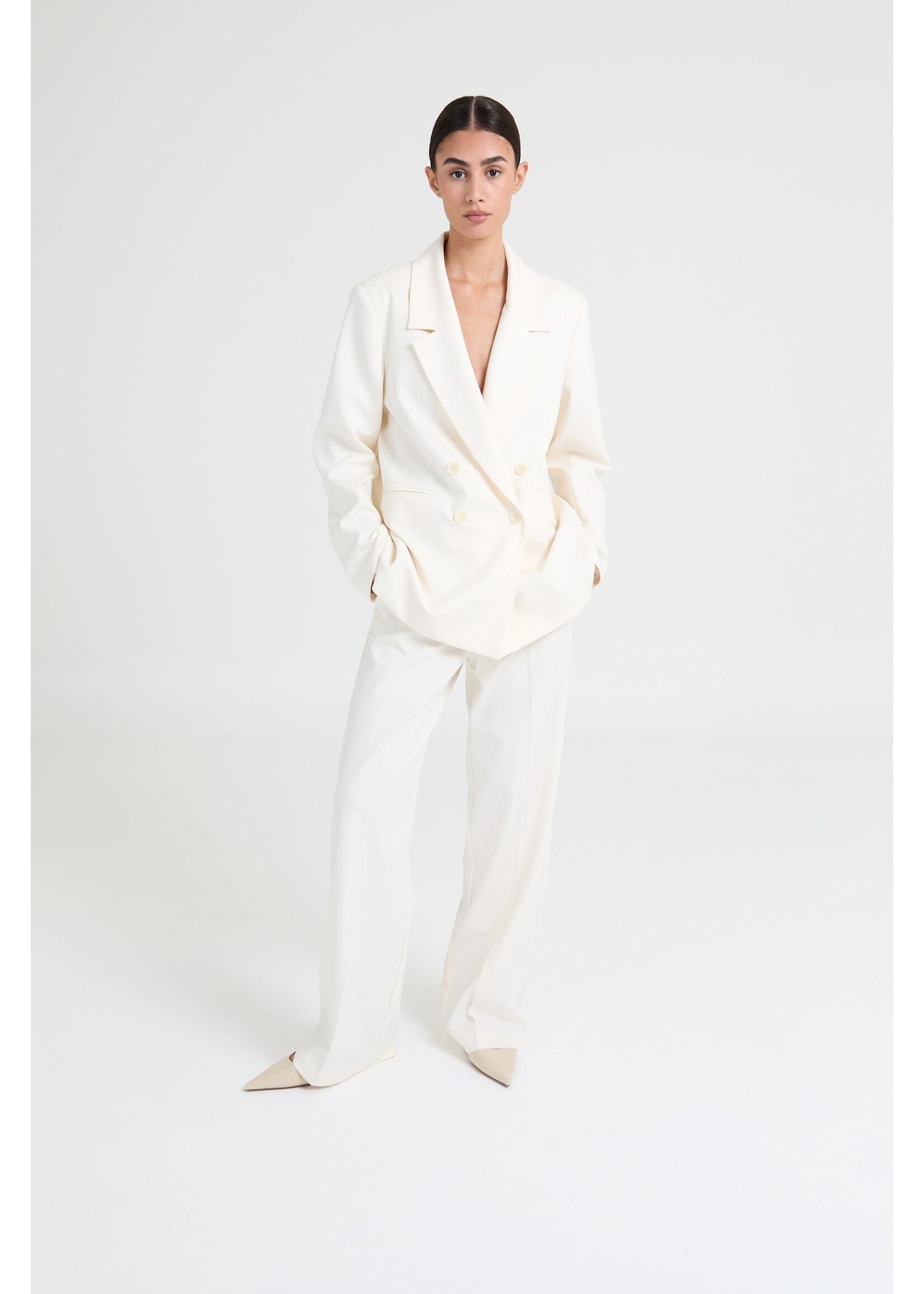 LIVTHELABEL LTL INDY BLAZER BUTTERCREAM