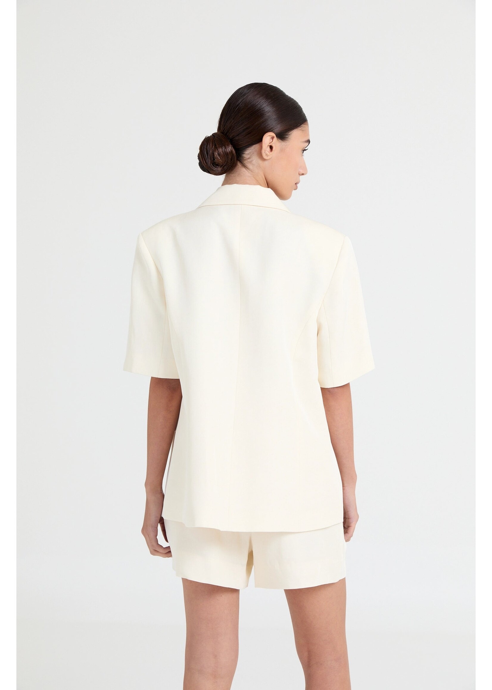 LIVTHELABEL LTL SIENNA  SS BLAZER BUTTERCREAM