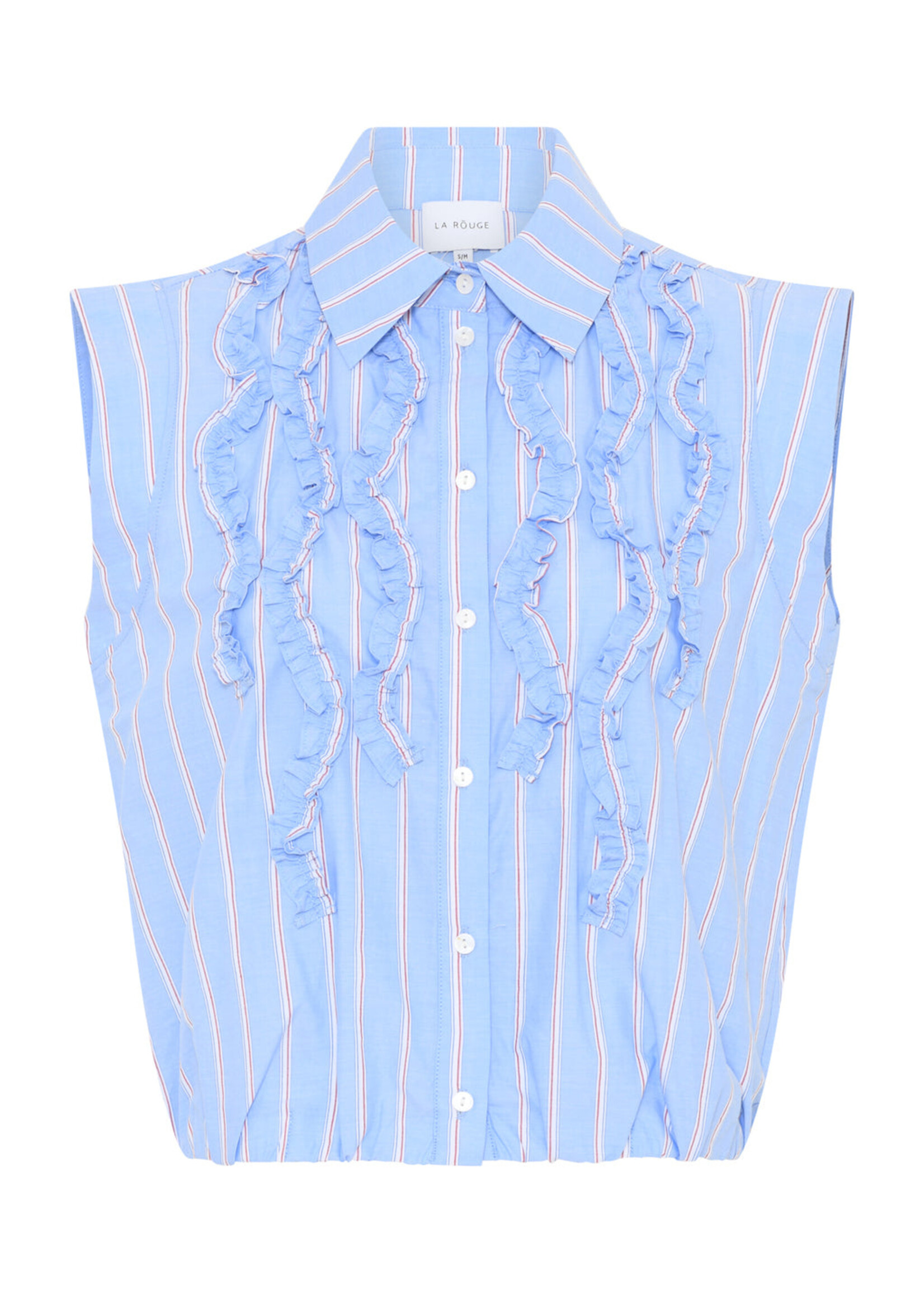 LA ROUGE LR CINDY TOP BLUE STRIPE