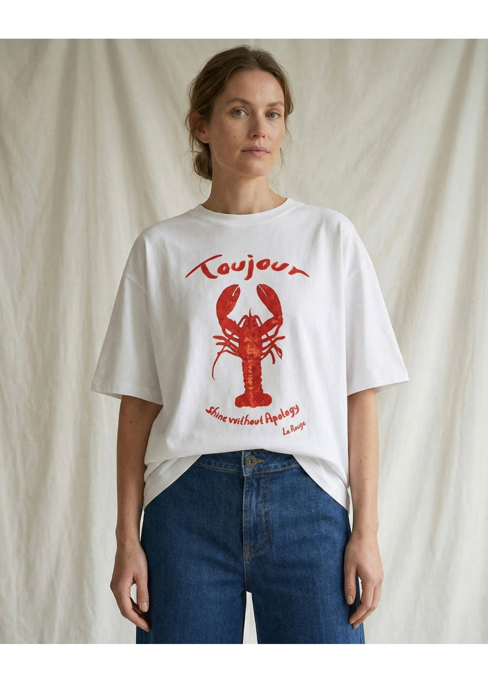 LA ROUGE LR T-SHIRT WHITE/