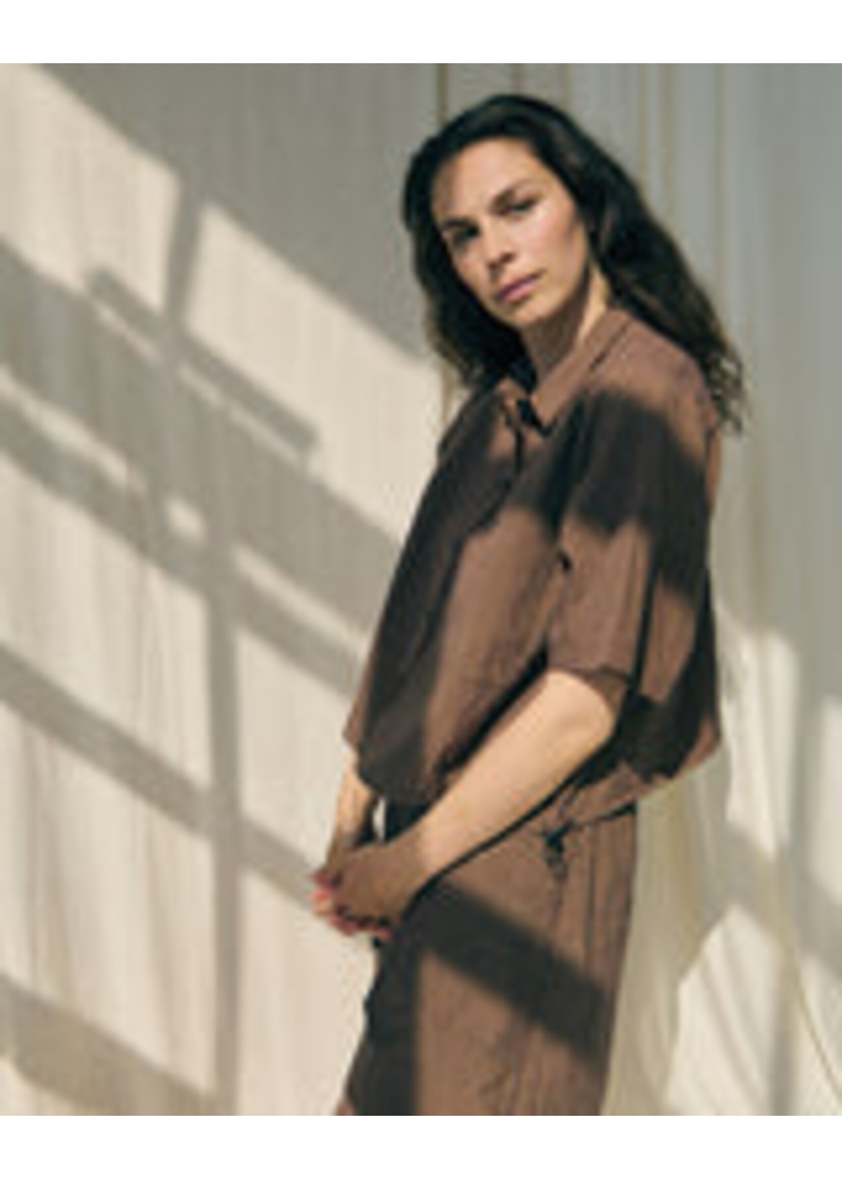 LA ROUGE LR CILLE SHIRT BROWN