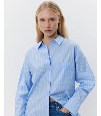 SOFIE SCHNOOR SS ADALENESW SHIRT LIGHT BLUE STRIPED