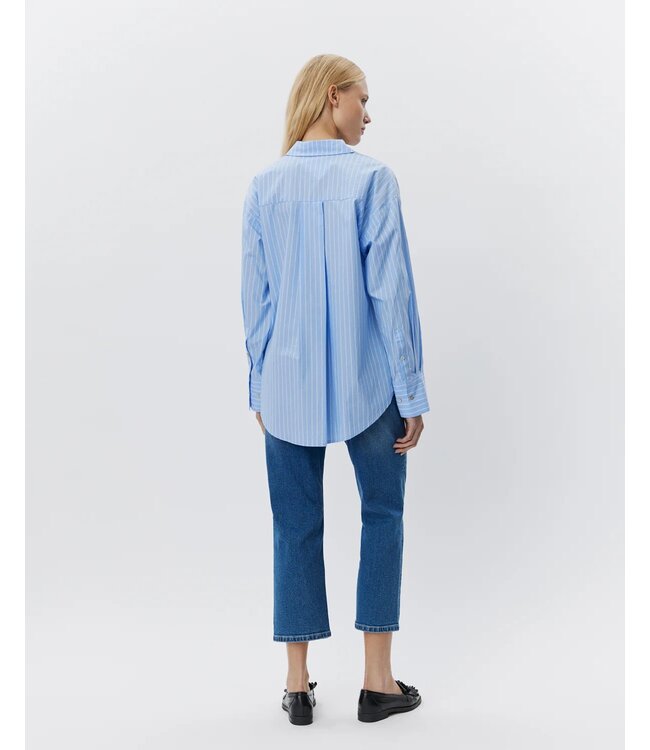 SOFIE SCHNOOR SS ADALENESW SHIRT LIGHT BLUE STRIPED