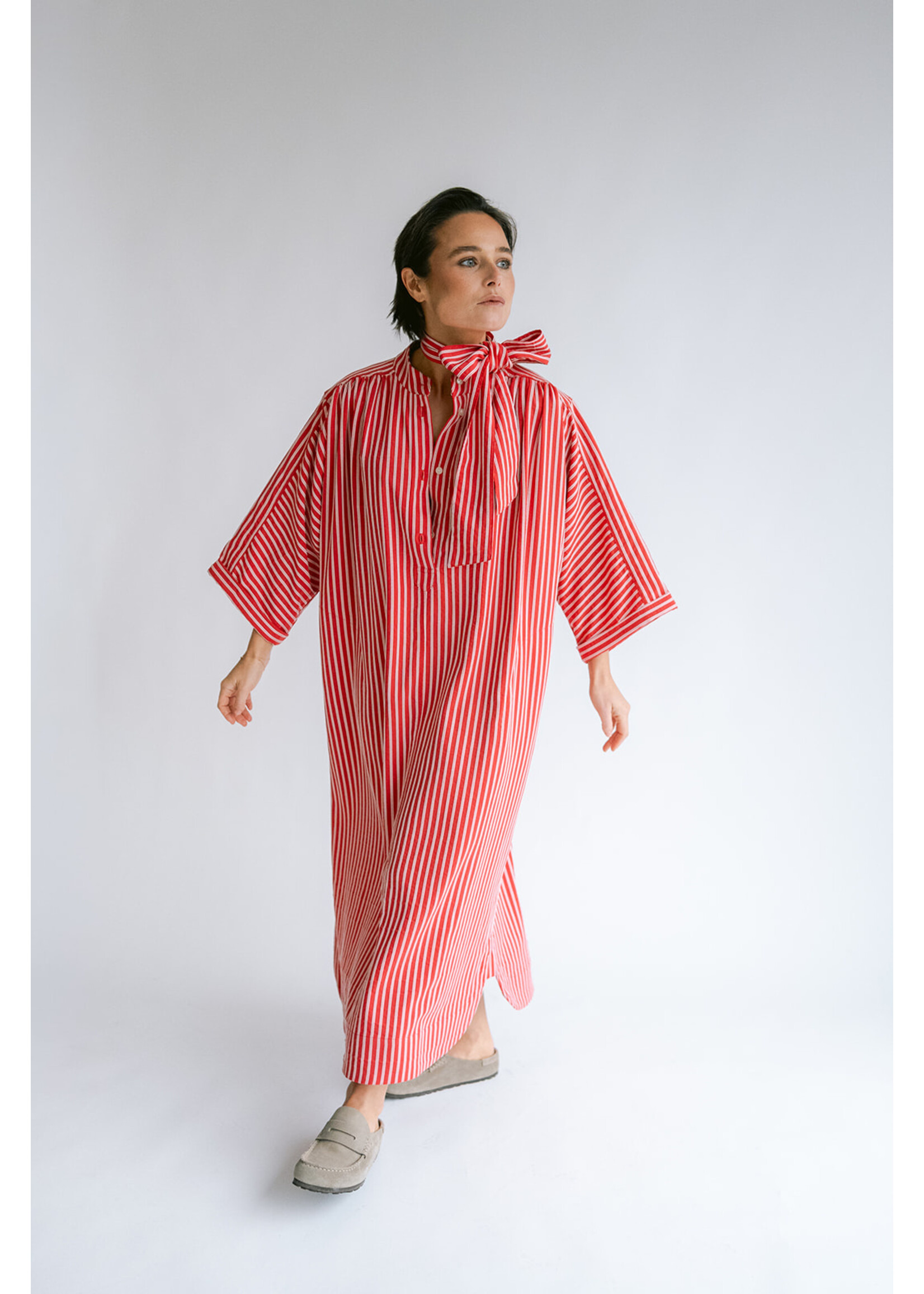 HELD HE IVY DRESS RED STRIPE