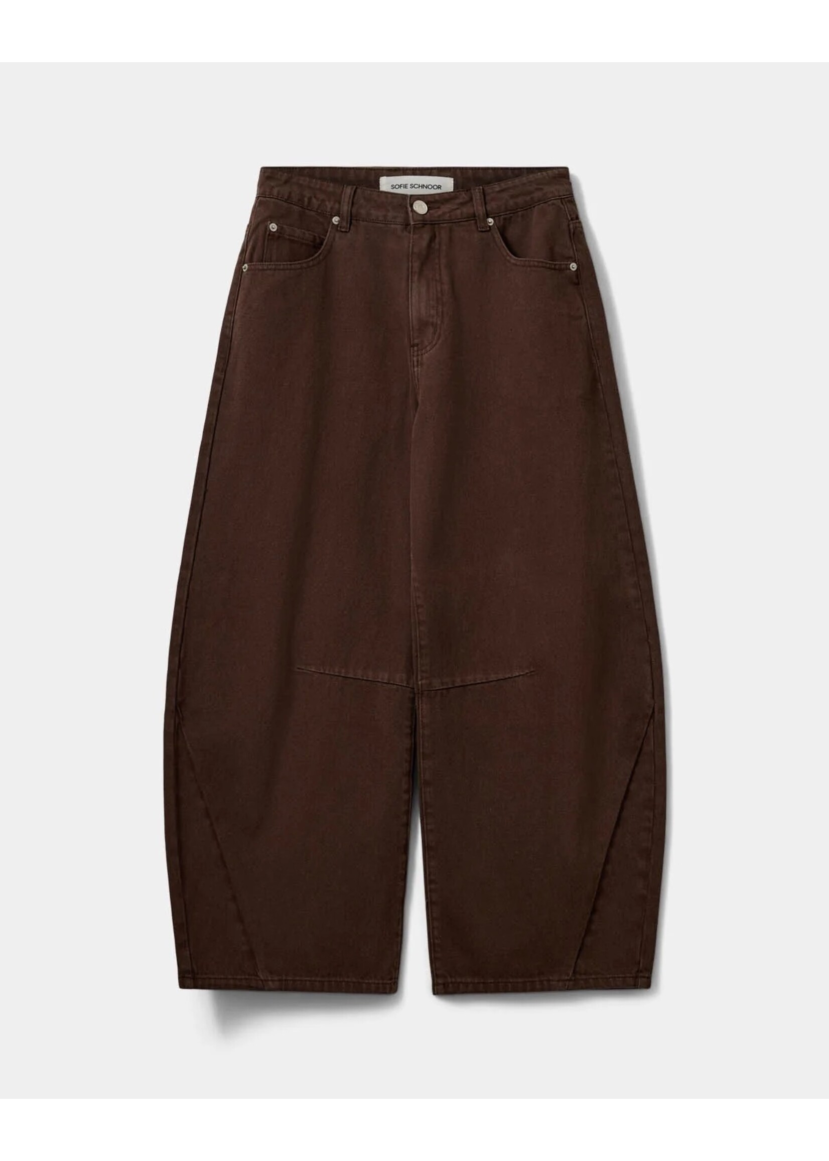 SOFIE SCHNOOR SS TOMARSW TROUSERS DARK BROWN SNOS709