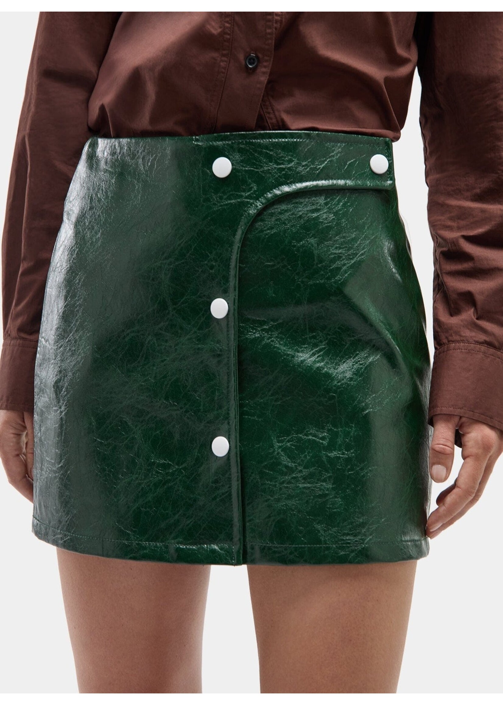 LAAGAM LA LEENA GREEN SKIRT