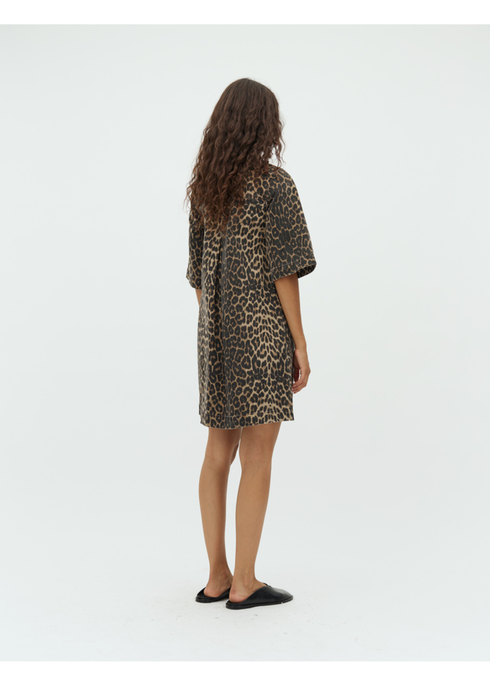 MbyM M-MIRA DRESS LEOPARD MIST