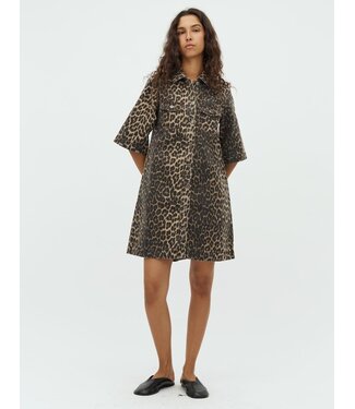 MbyM M-MIRA DRESS LEOPARD MIST