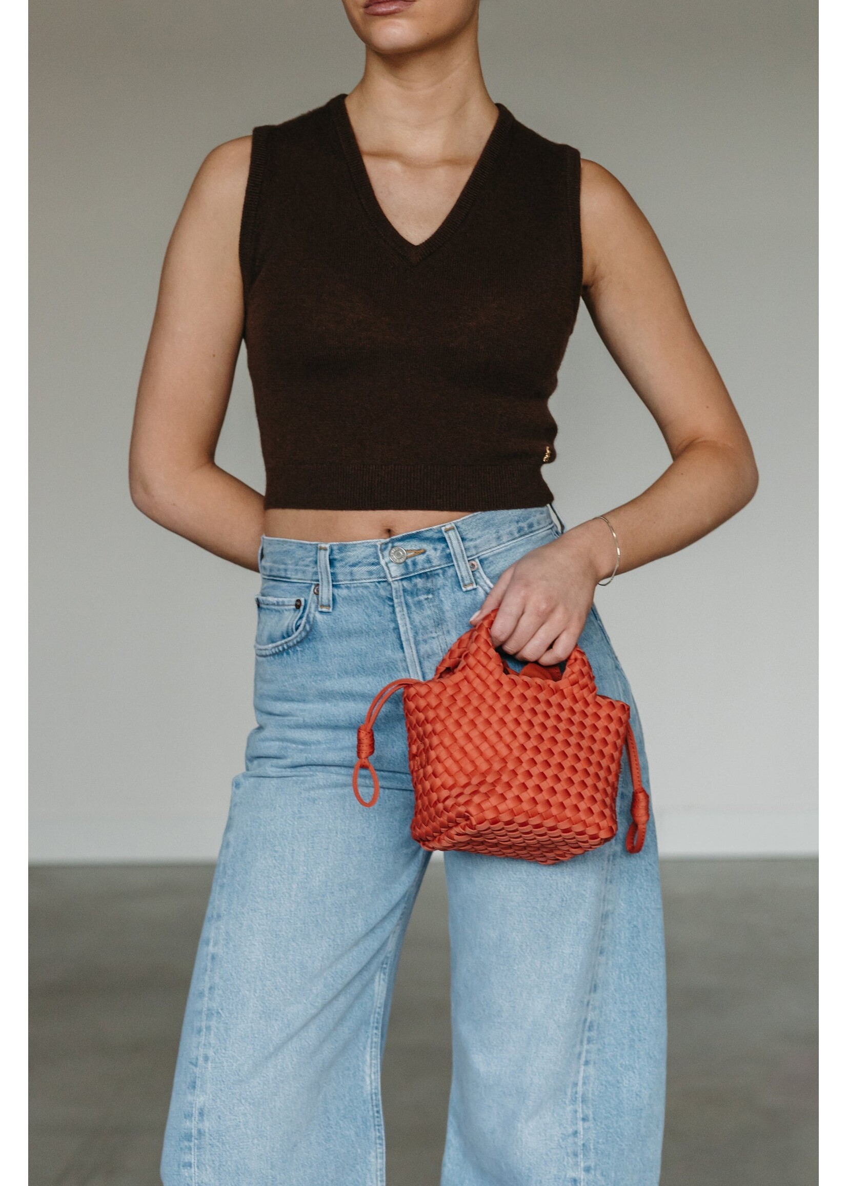 MARREA MA HANDTAS MINI CHILLI PEPPER CHEER  WITH STRAP